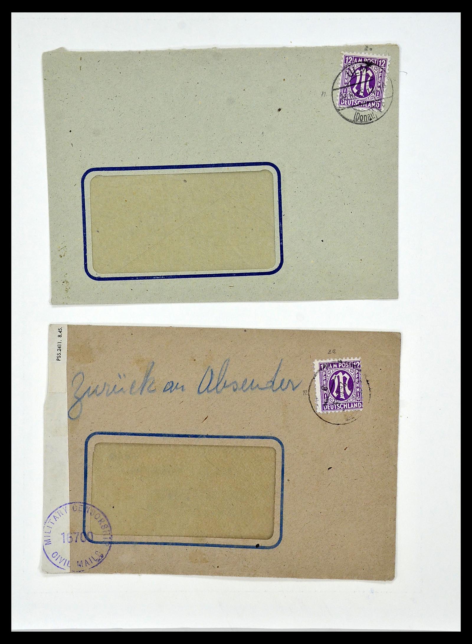 34152 028 - Postzegelverzameling 34152 Duitse Zones 1945-1949.