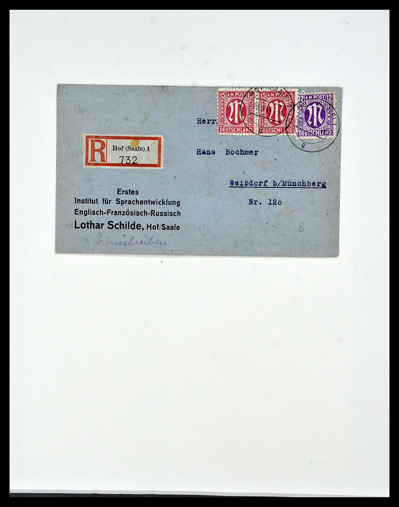 34152 030 - Postzegelverzameling 34152 Duitse Zones 1945-1949.
