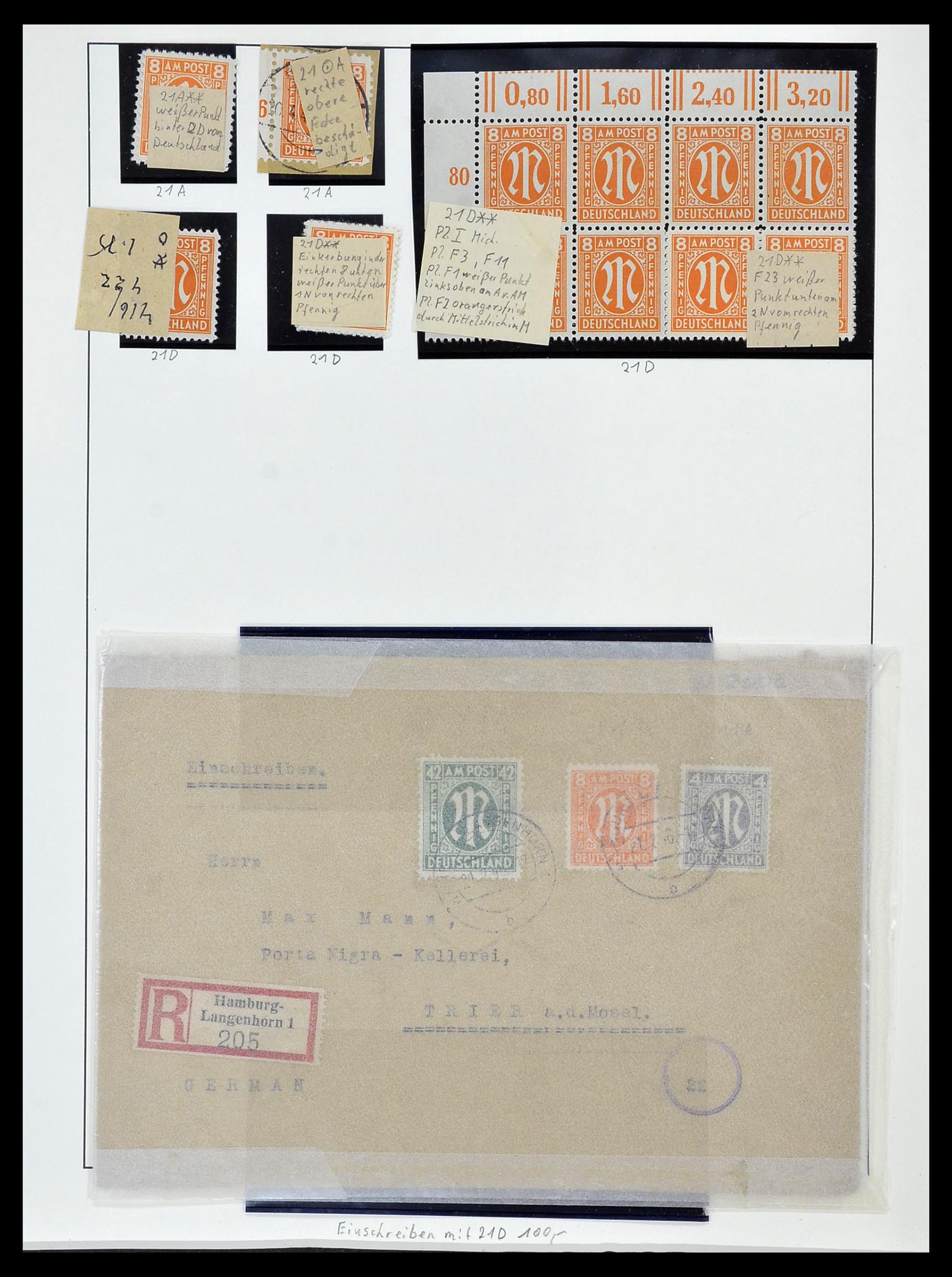 34152 052 - Postzegelverzameling 34152 Duitse Zones 1945-1949.