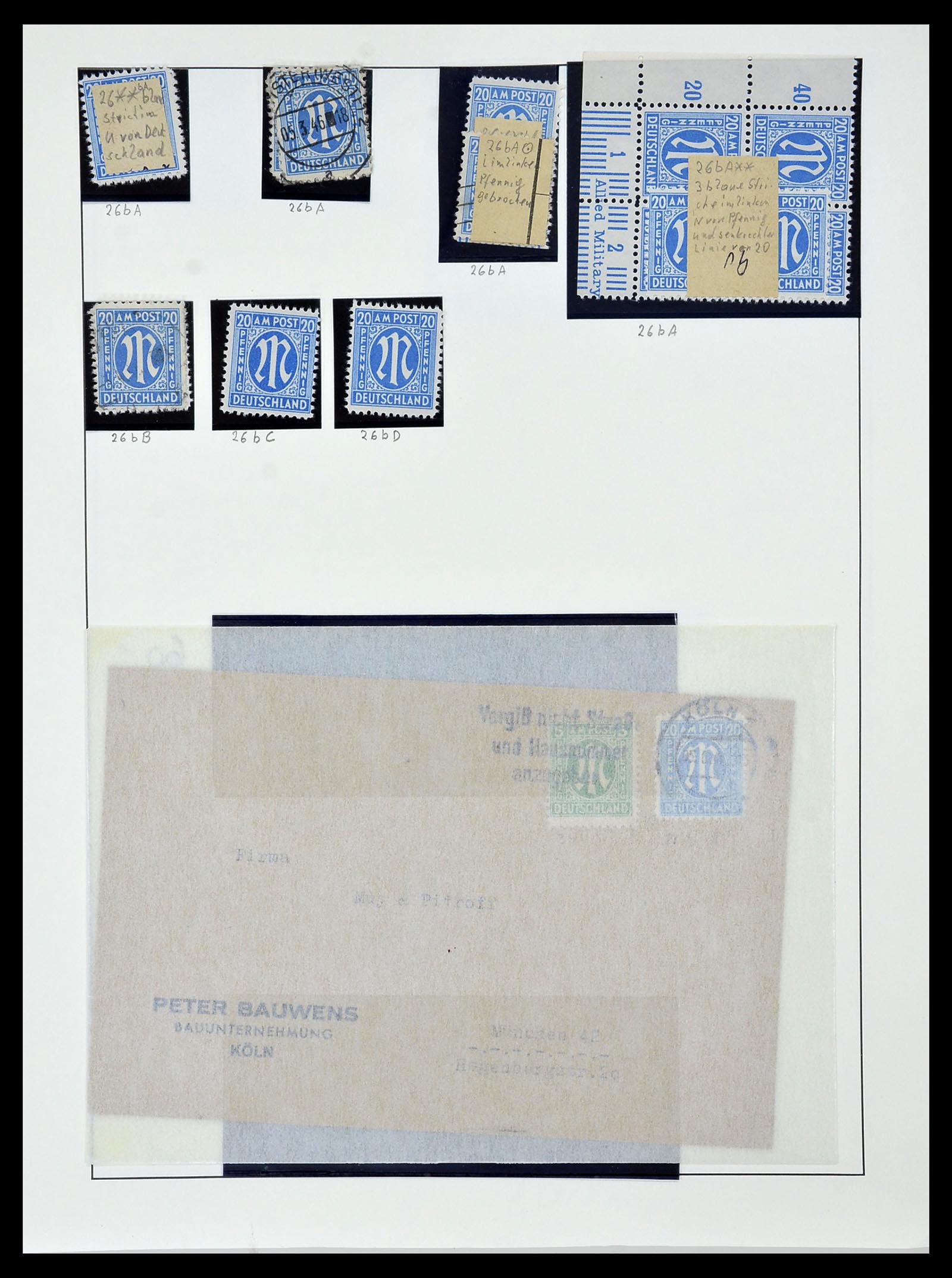 34152 062 - Stamp collection 34152 German Zones 1945-1949.