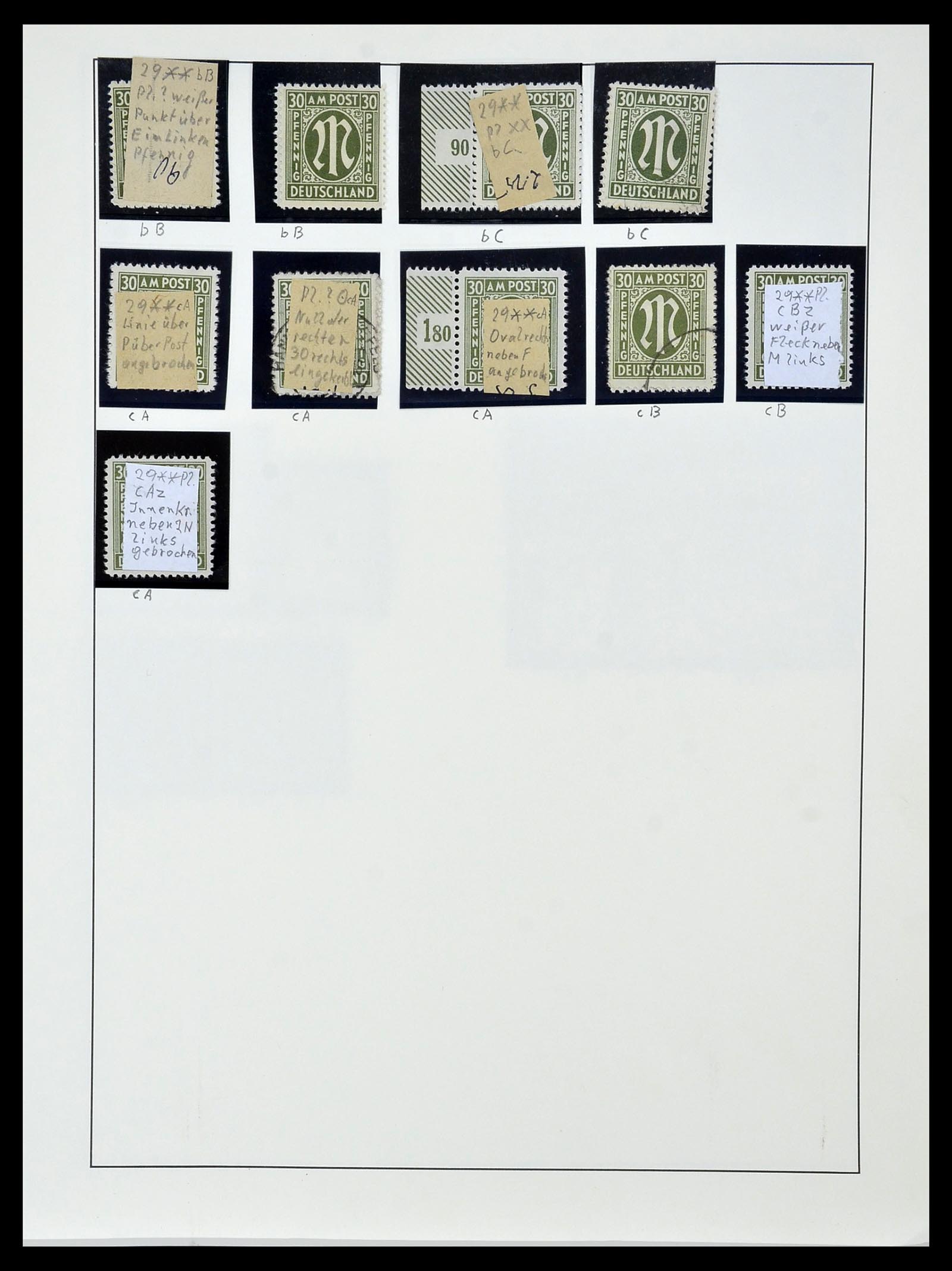 34152 066 - Stamp collection 34152 German Zones 1945-1949.