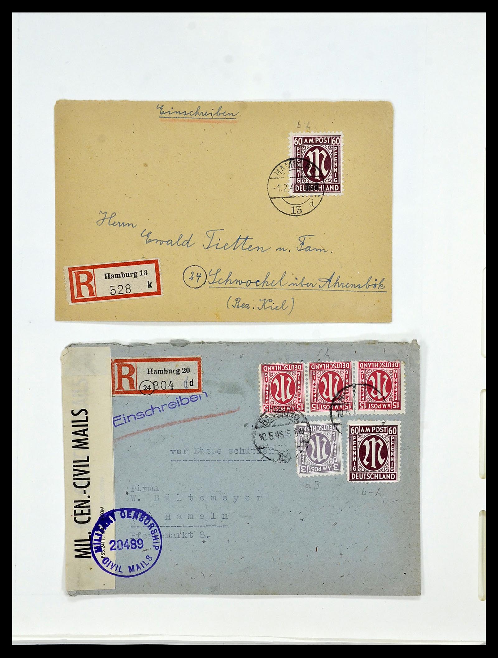 34152 073 - Postzegelverzameling 34152 Duitse Zones 1945-1949.