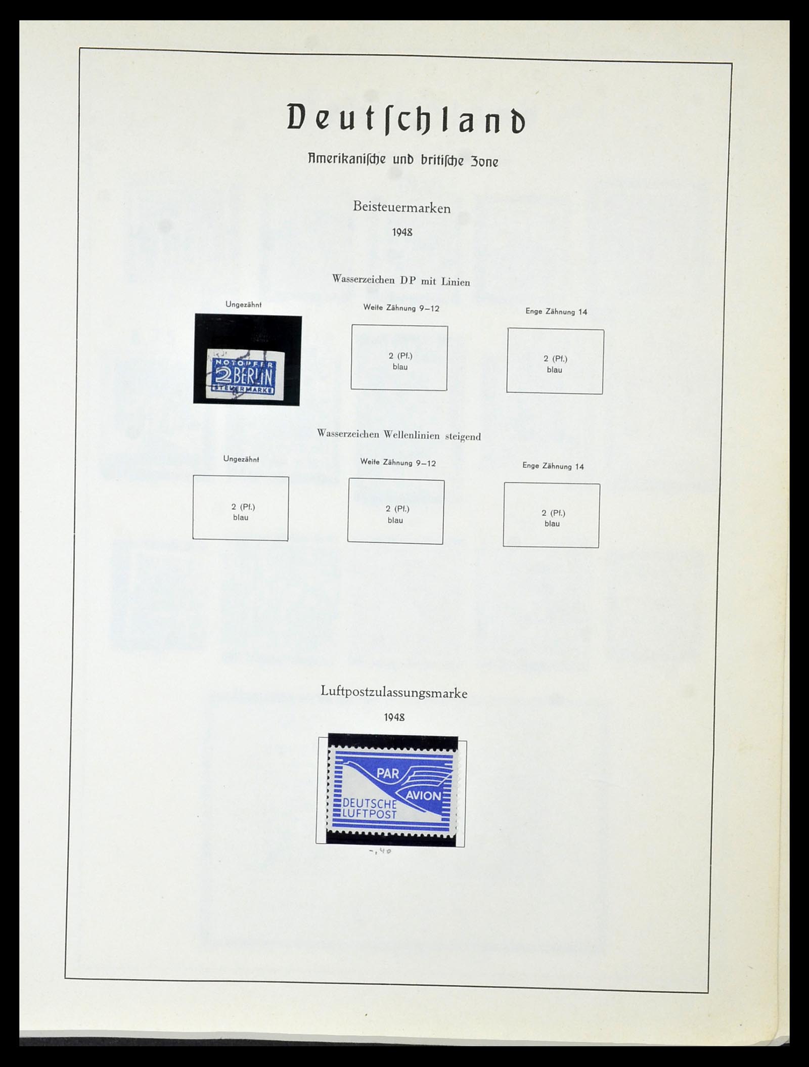 34152 081 - Postzegelverzameling 34152 Duitse Zones 1945-1949.