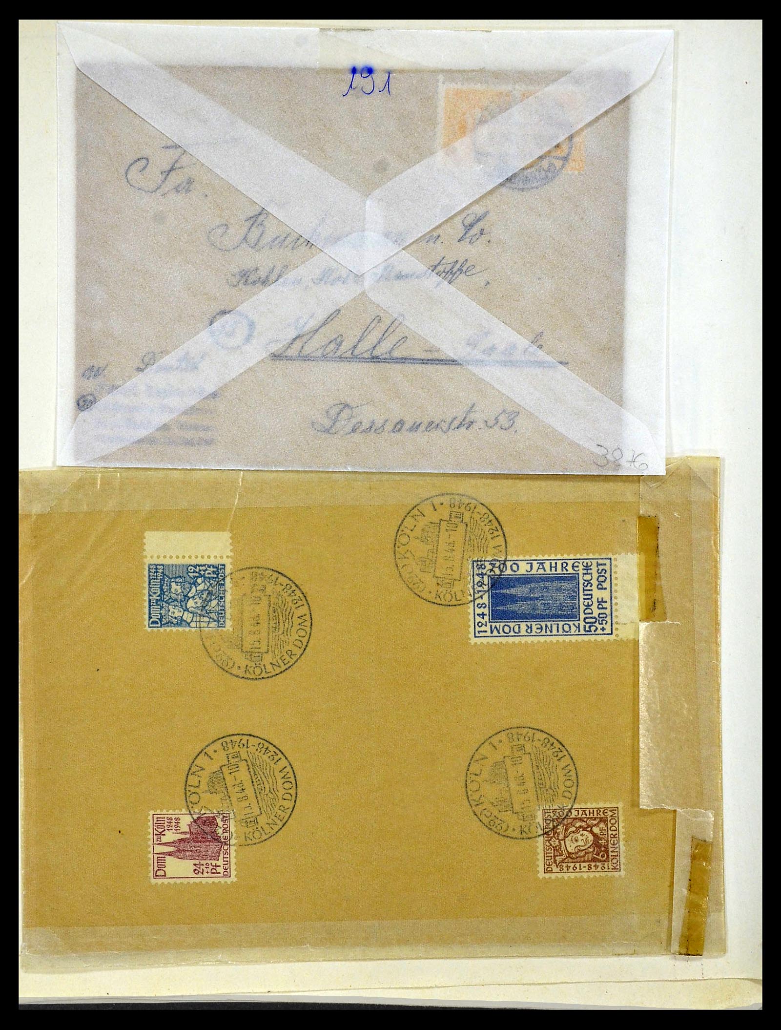 34152 082 - Postzegelverzameling 34152 Duitse Zones 1945-1949.