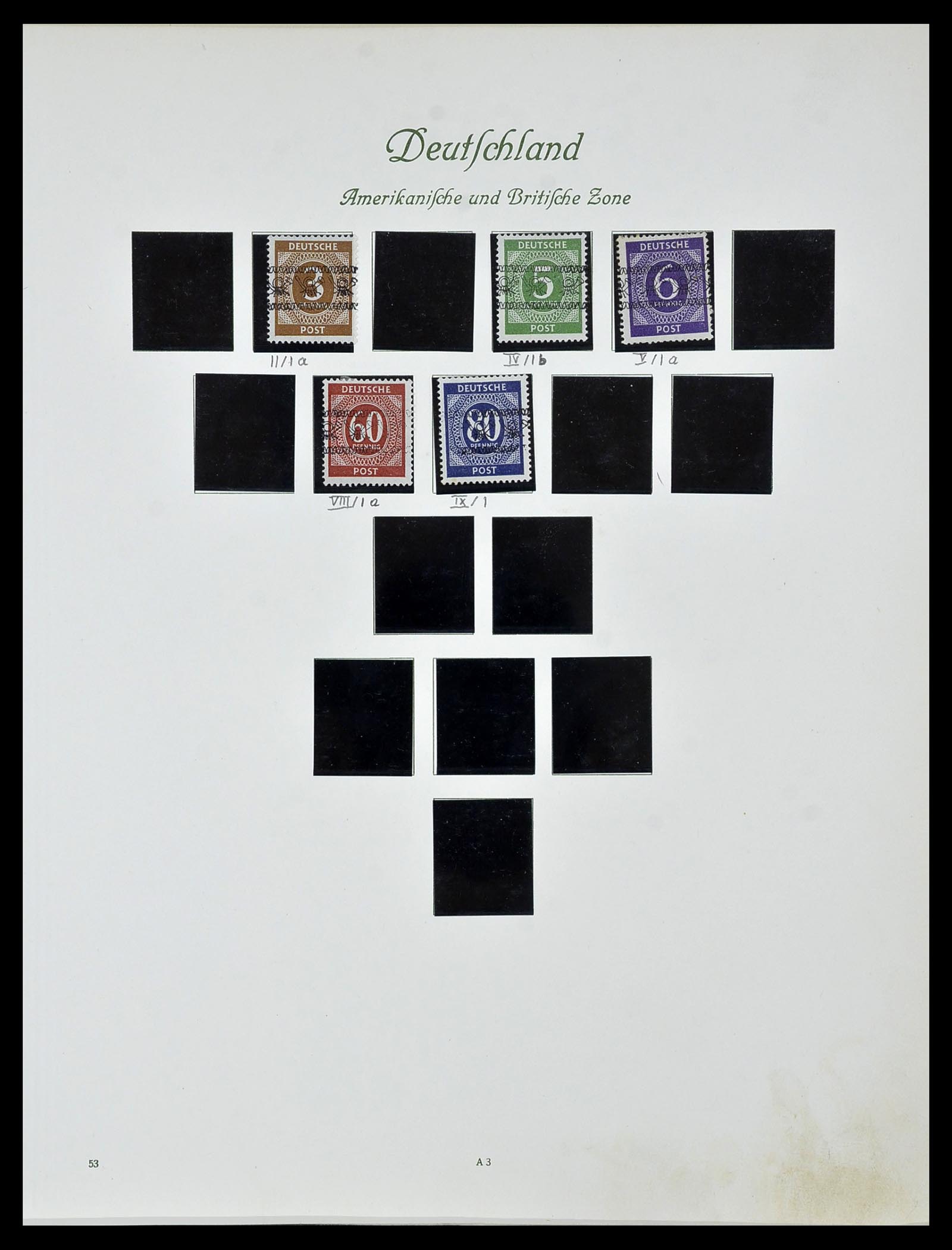 34152 088 - Stamp collection 34152 German Zones 1945-1949.