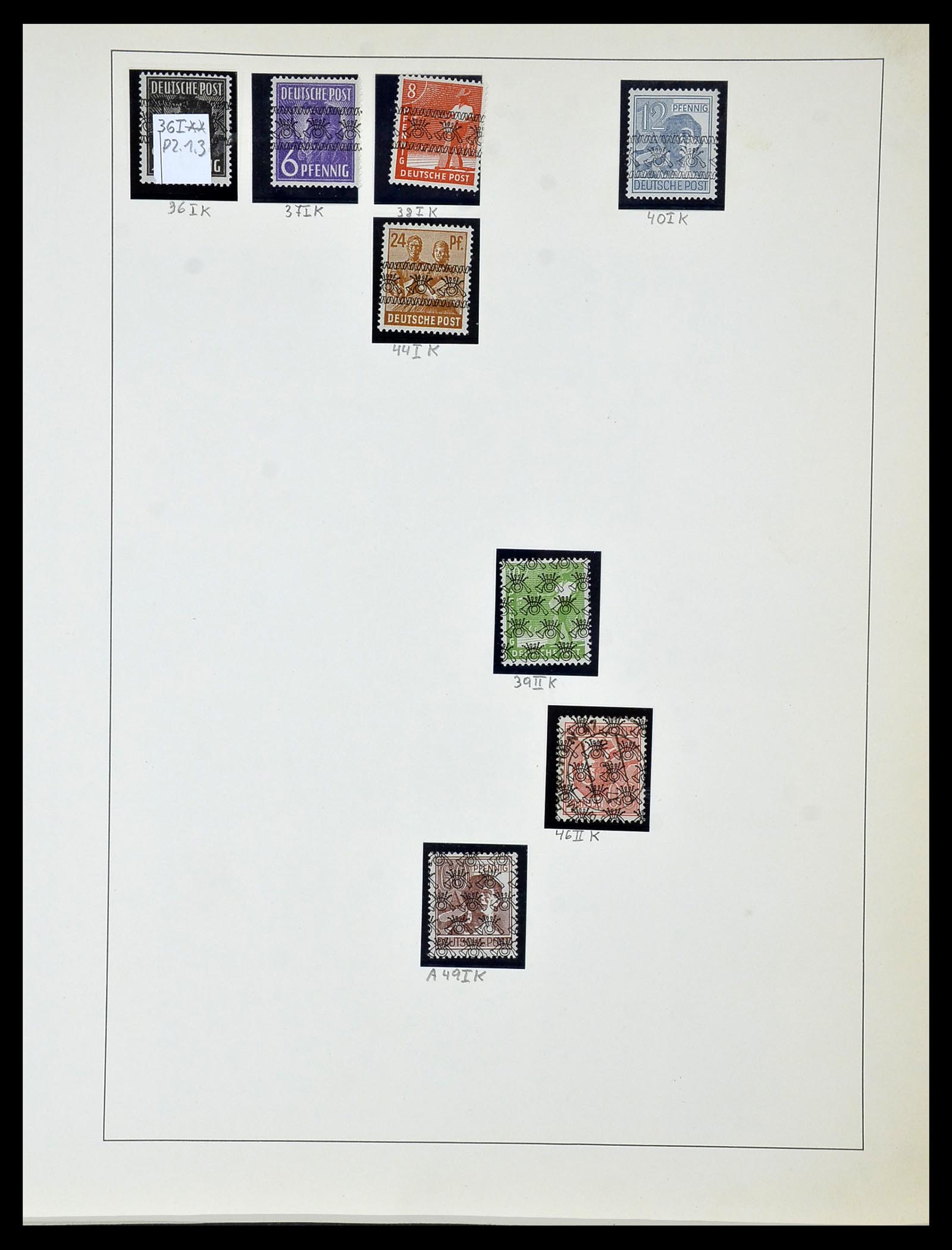 34152 090 - Postzegelverzameling 34152 Duitse Zones 1945-1949.
