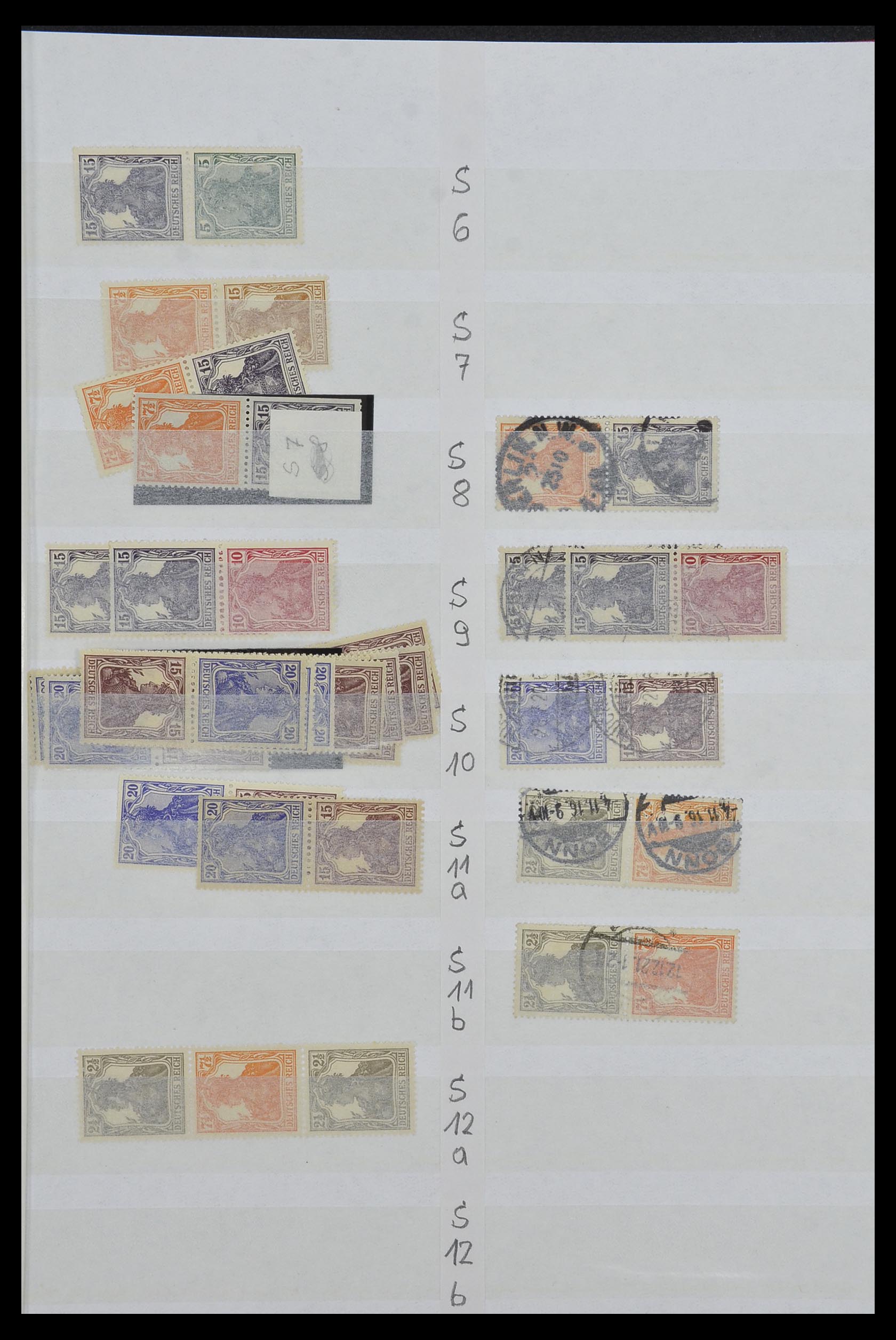 34153 003 - Postzegelverzameling 34153 Duitse Rijk combinaties 1919-1943.