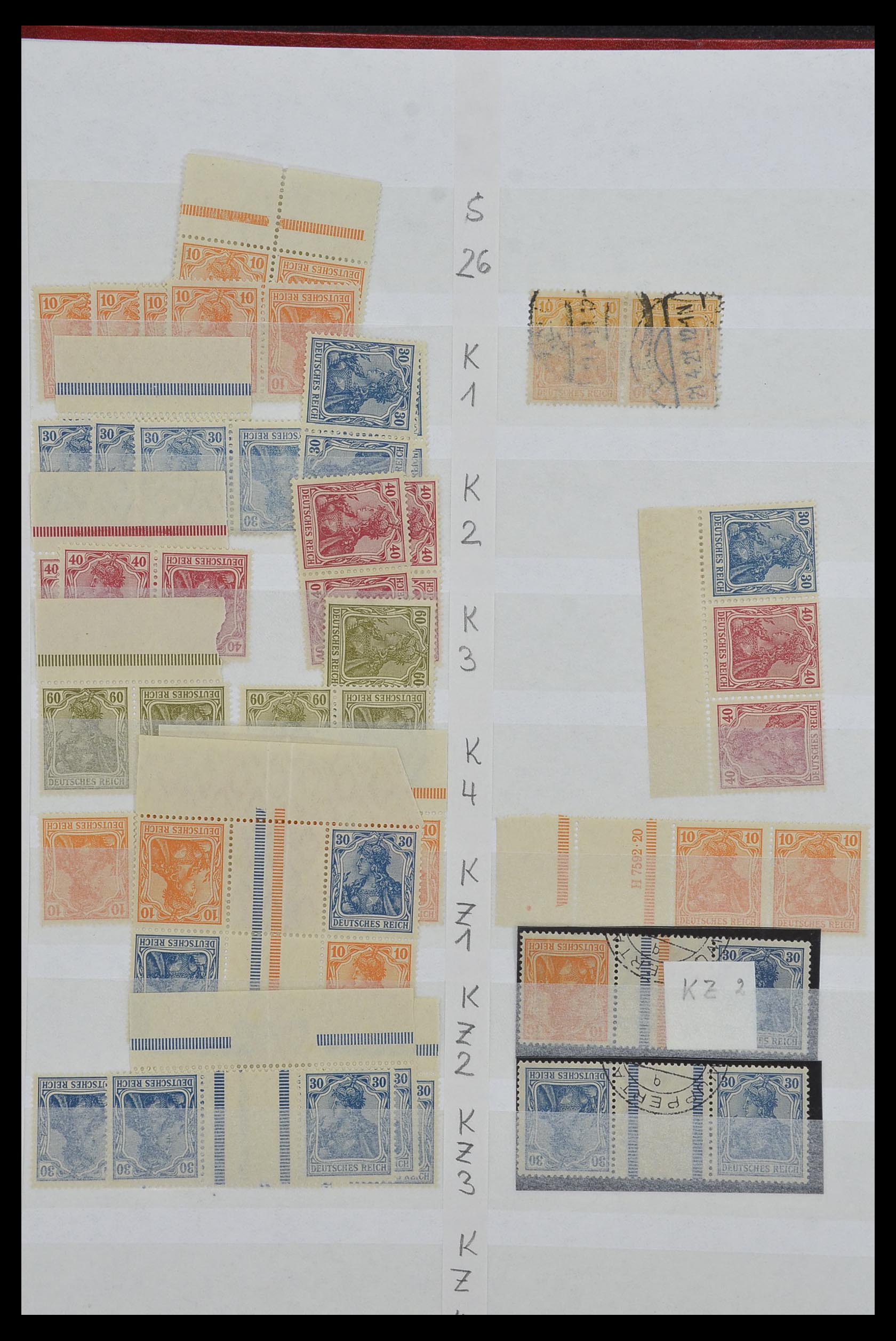 34153 006 - Postzegelverzameling 34153 Duitse Rijk combinaties 1919-1943.