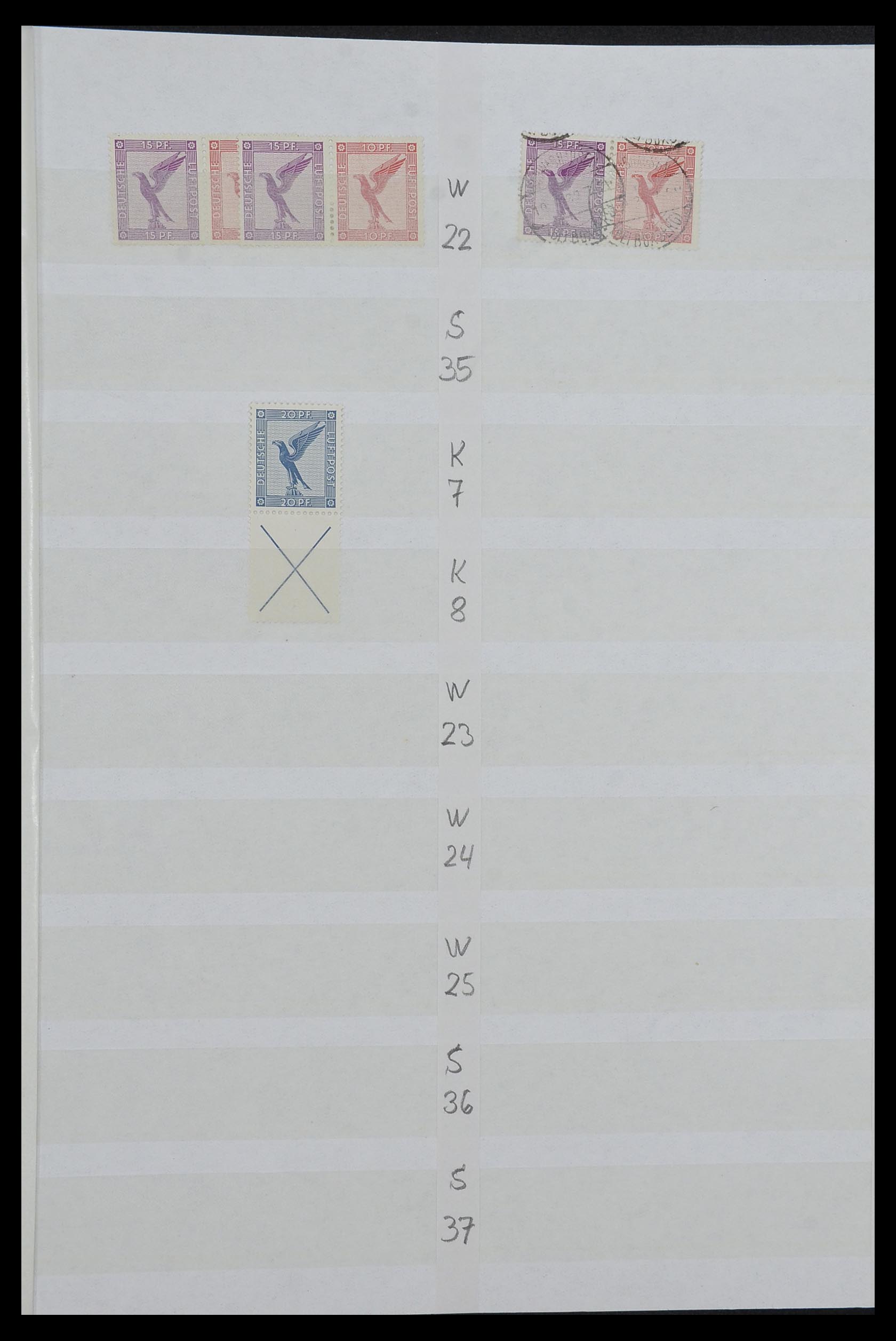 34153 009 - Postzegelverzameling 34153 Duitse Rijk combinaties 1919-1943.