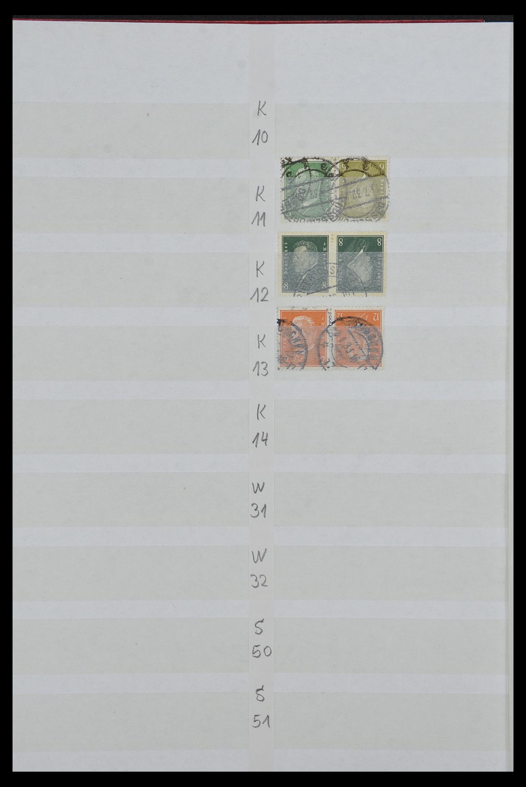 34153 012 - Postzegelverzameling 34153 Duitse Rijk combinaties 1919-1943.