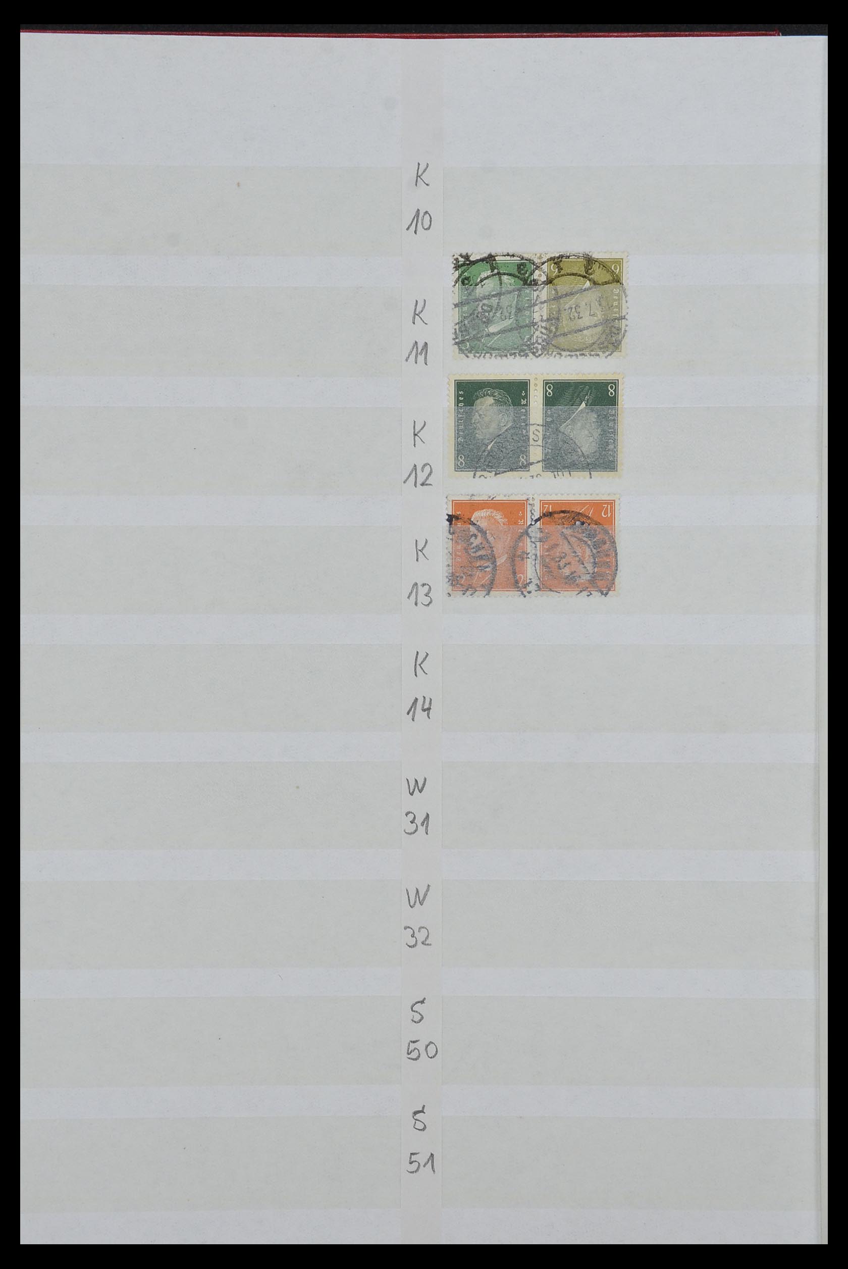 34153 012 - Stamp collection 34153 German Reich combinations 1919-1943.