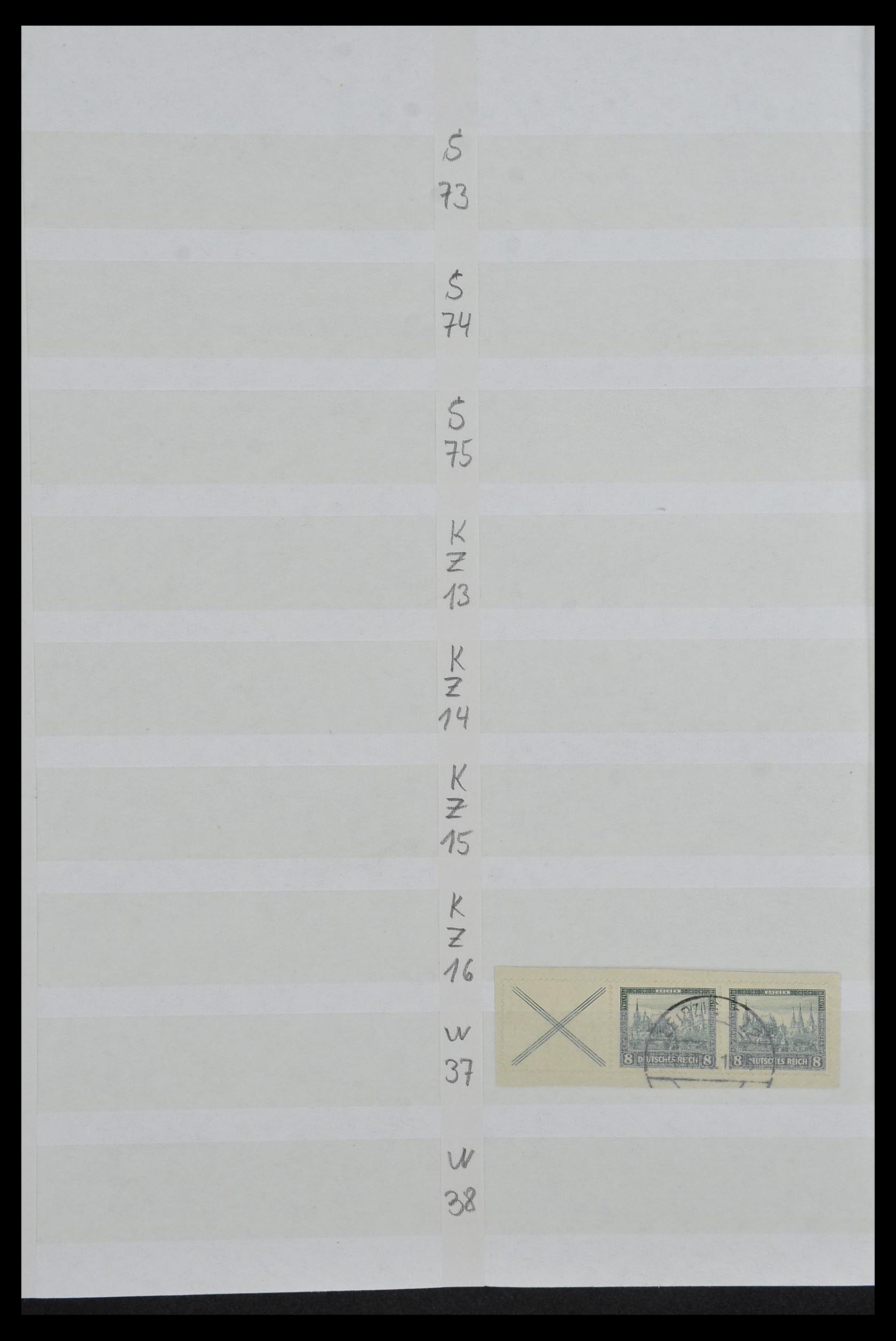 34153 016 - Stamp collection 34153 German Reich combinations 1919-1943.