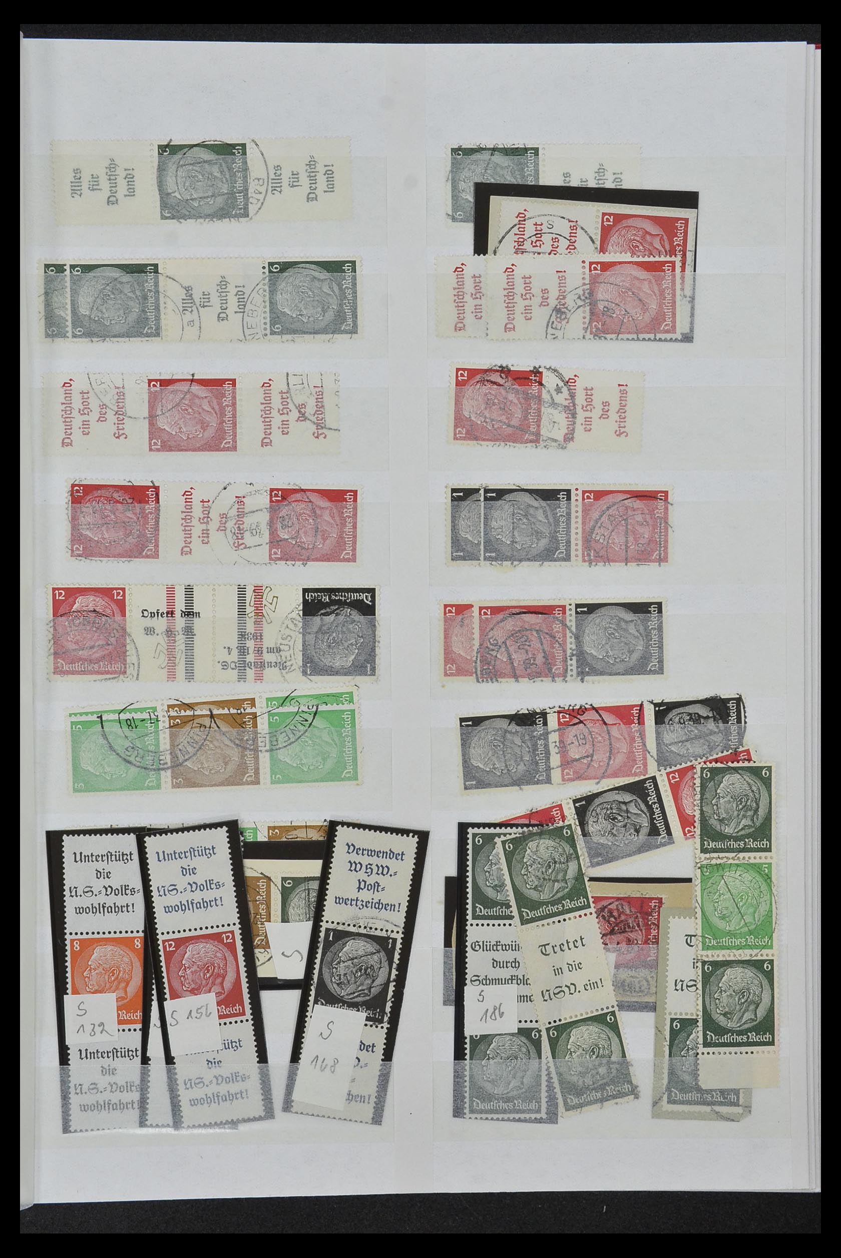 34153 030 - Stamp collection 34153 German Reich combinations 1919-1943.