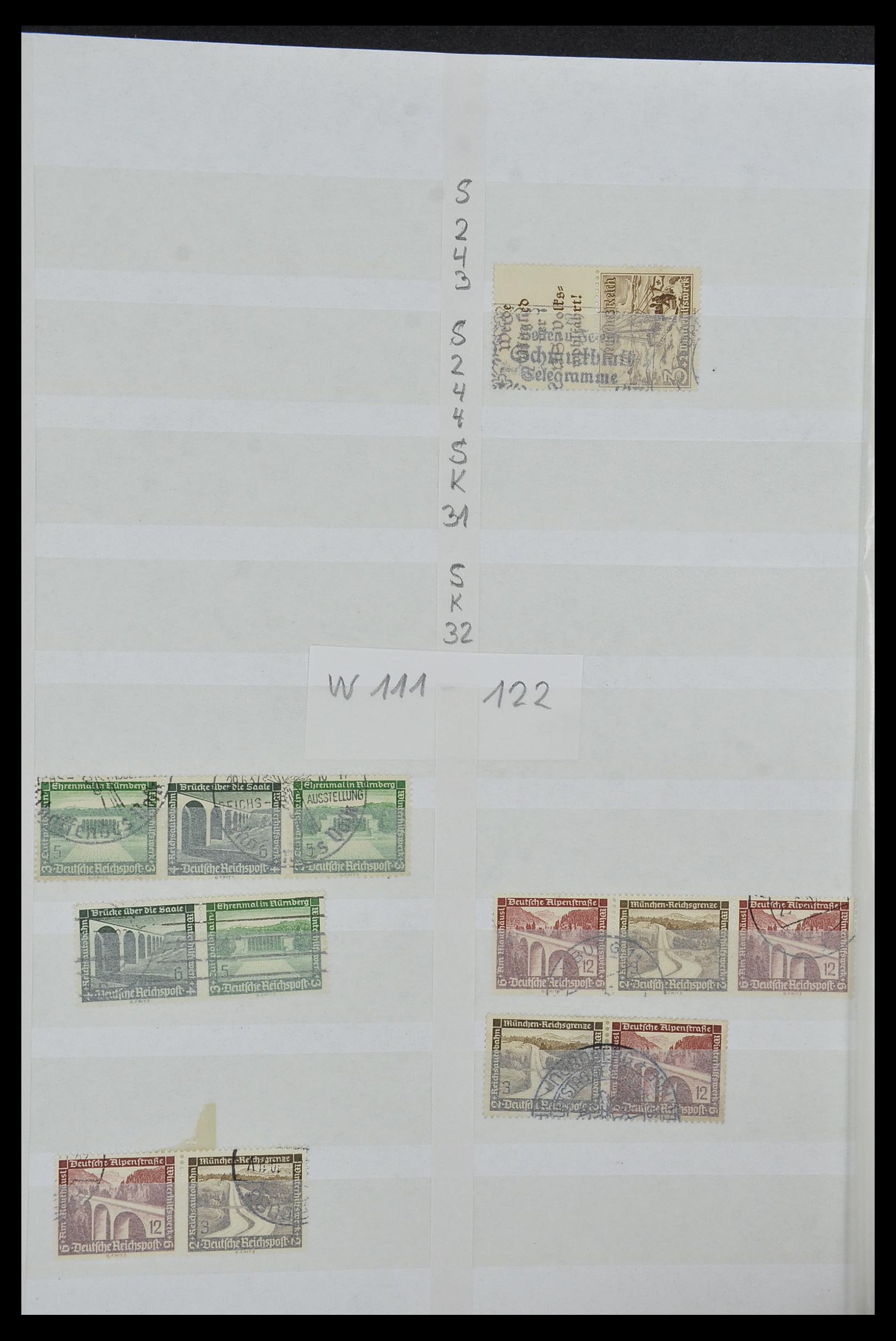 34153 037 - Stamp collection 34153 German Reich combinations 1919-1943.