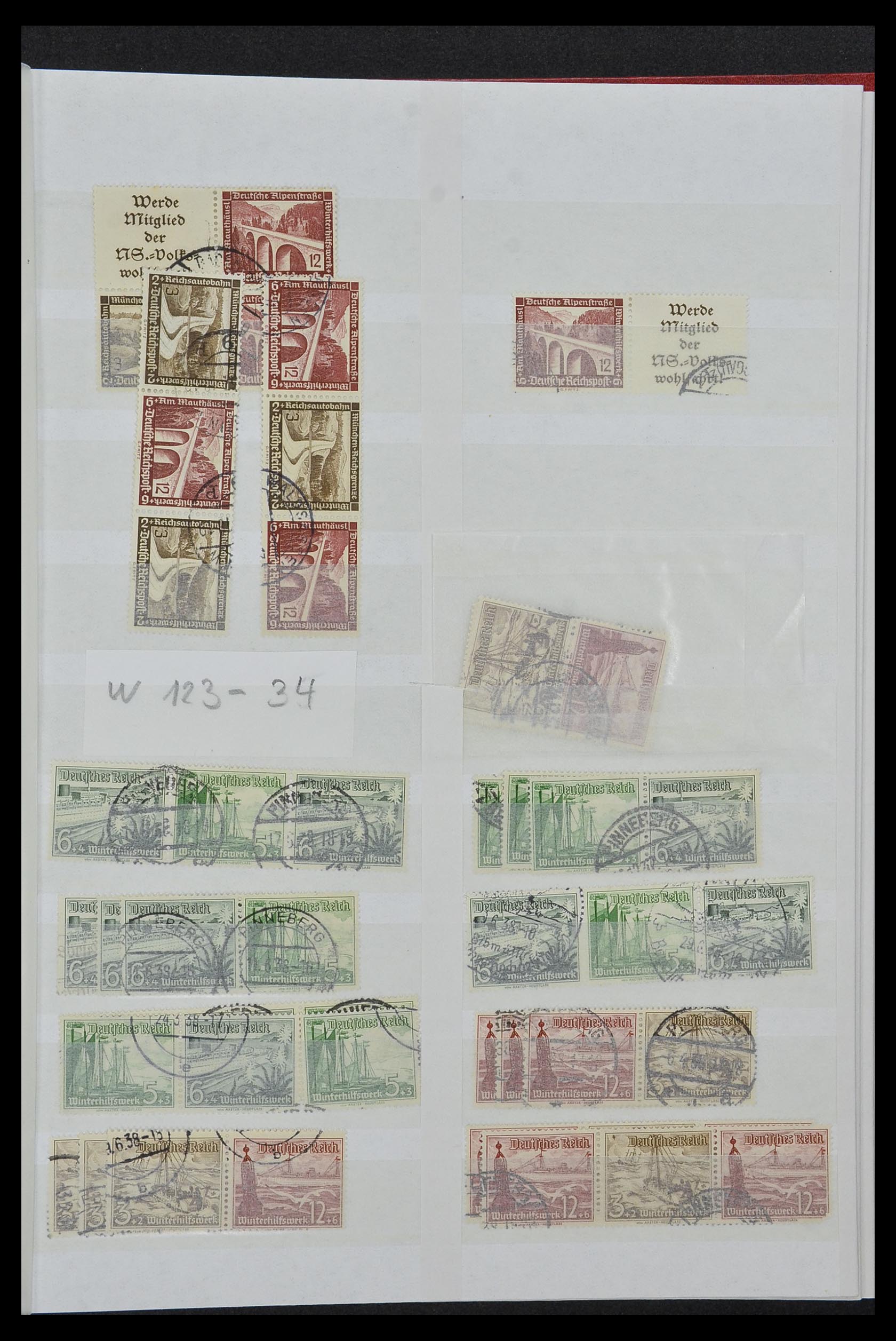34153 038 - Stamp collection 34153 German Reich combinations 1919-1943.