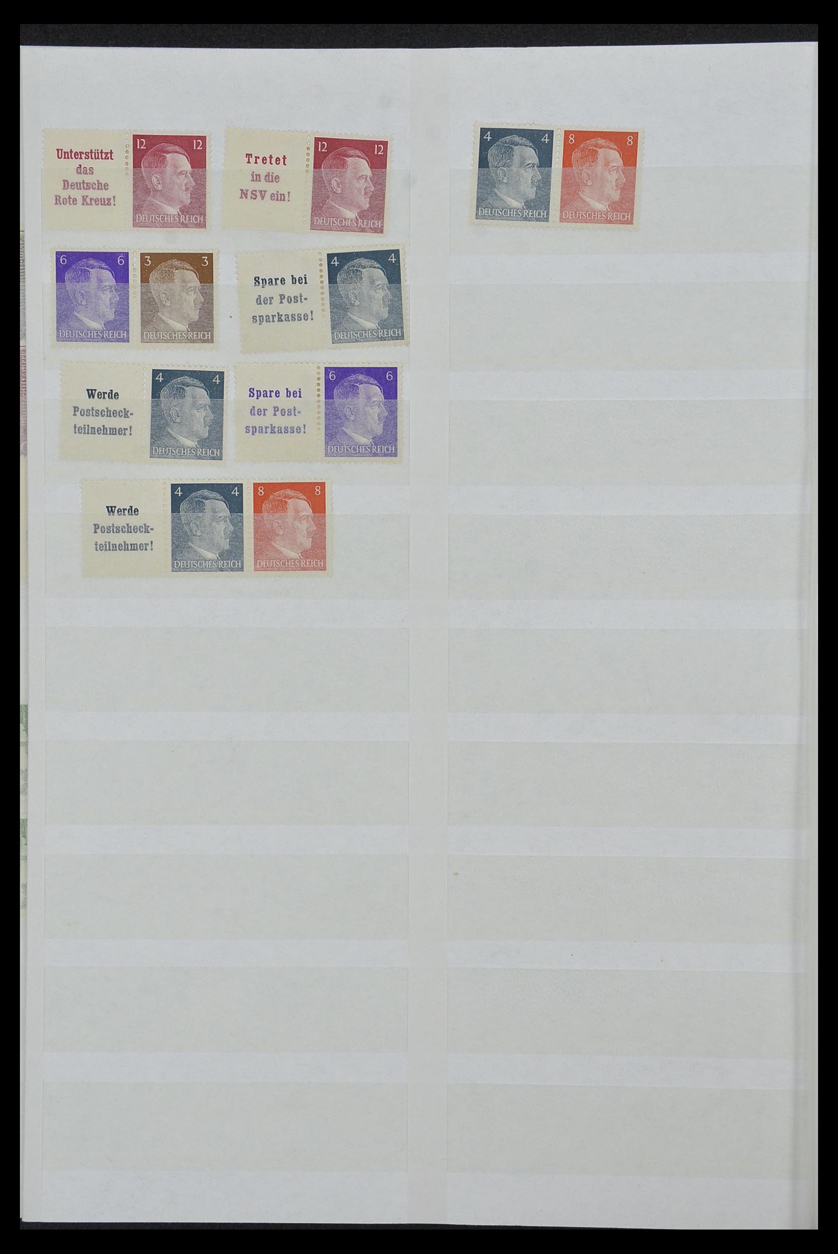 34153 043 - Stamp collection 34153 German Reich combinations 1919-1943.