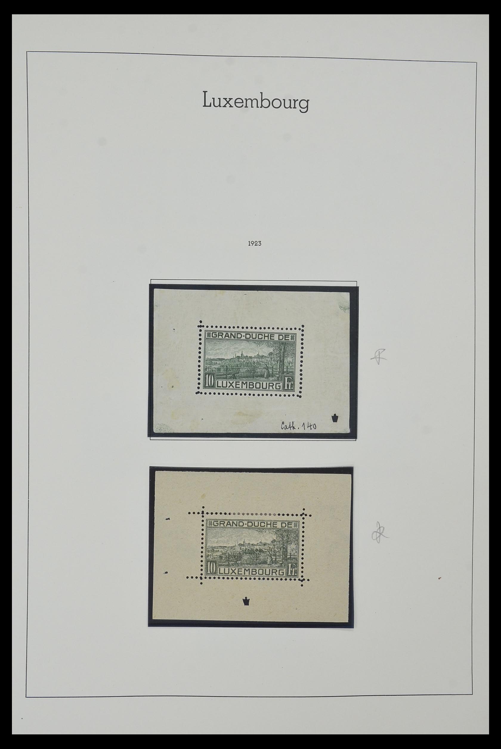34157 012 - Postzegelverzameling 34157 Luxemburg 1852-1974.