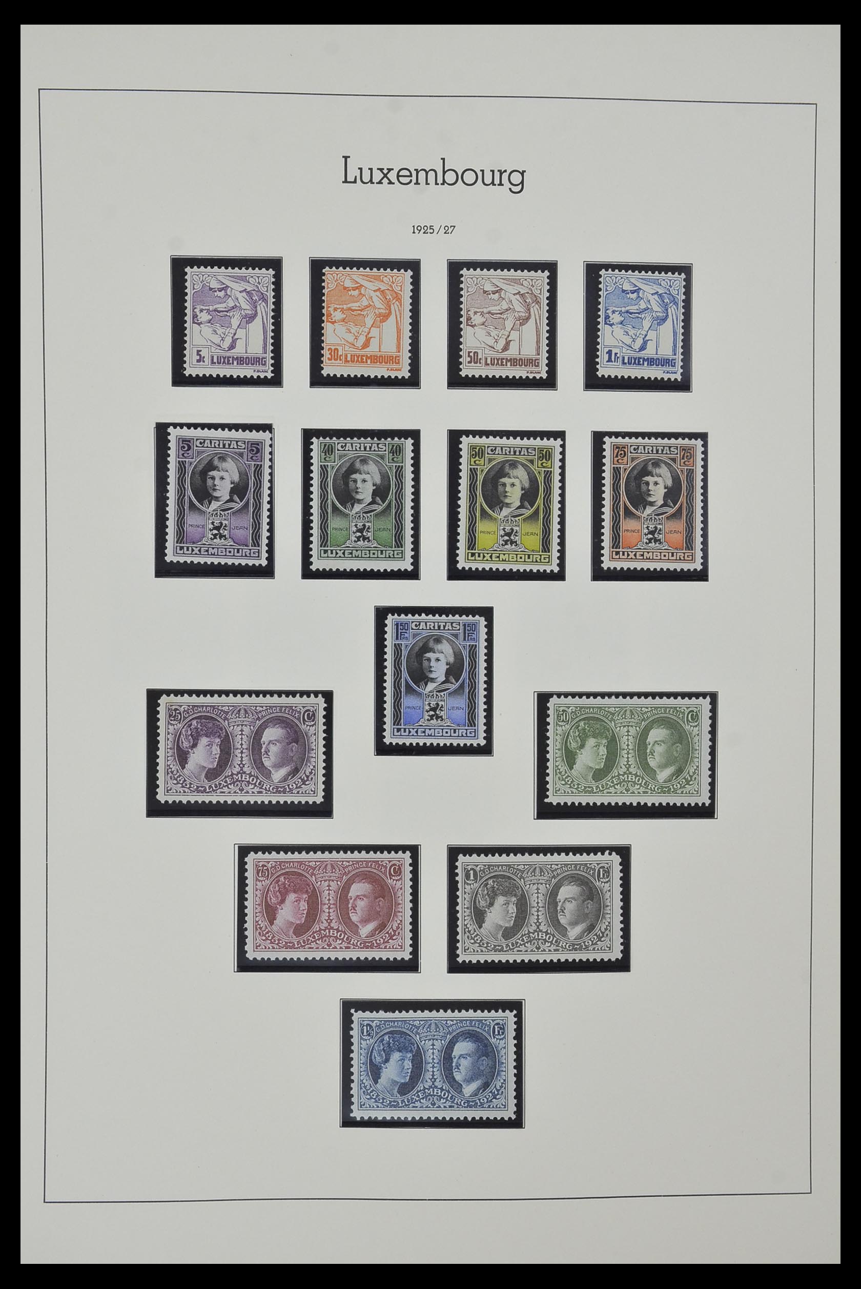 34157 013 - Postzegelverzameling 34157 Luxemburg 1852-1974.