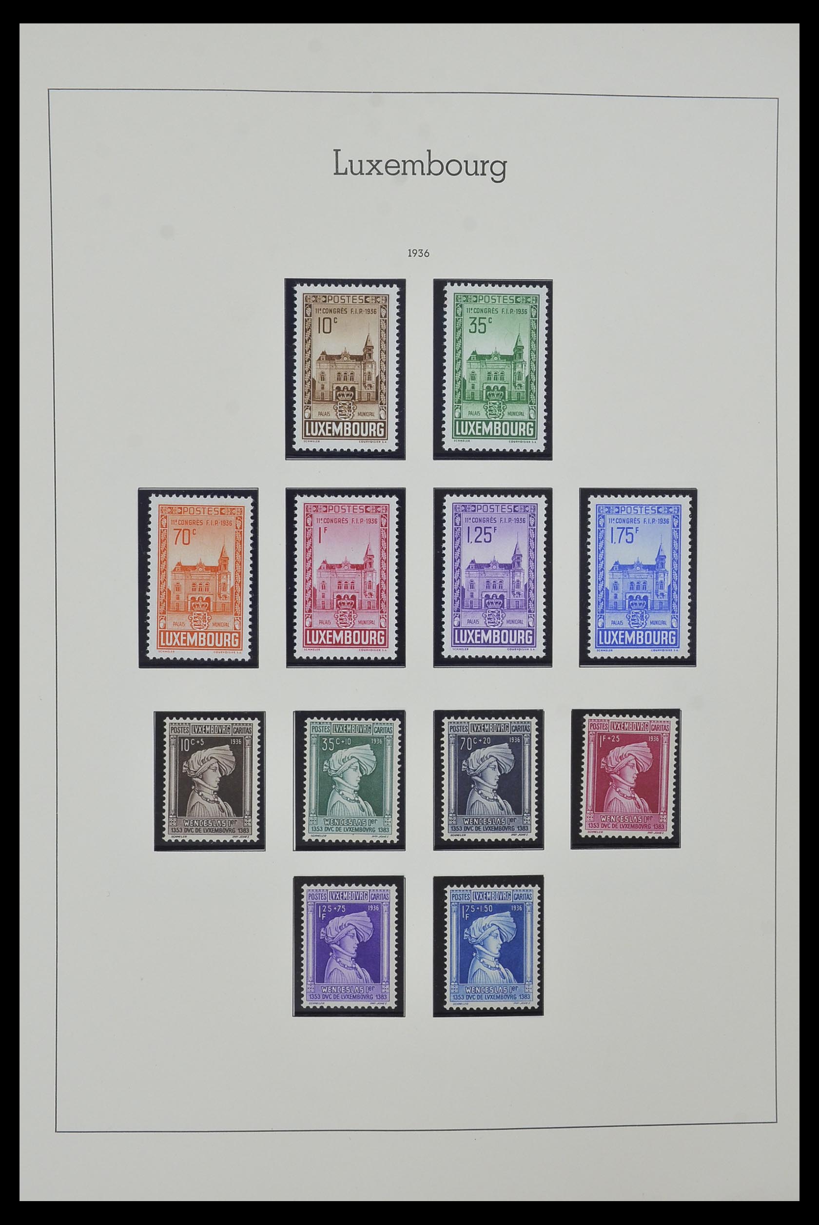 34157 022 - Stamp collection 34157 Luxembourg 1852-1974.
