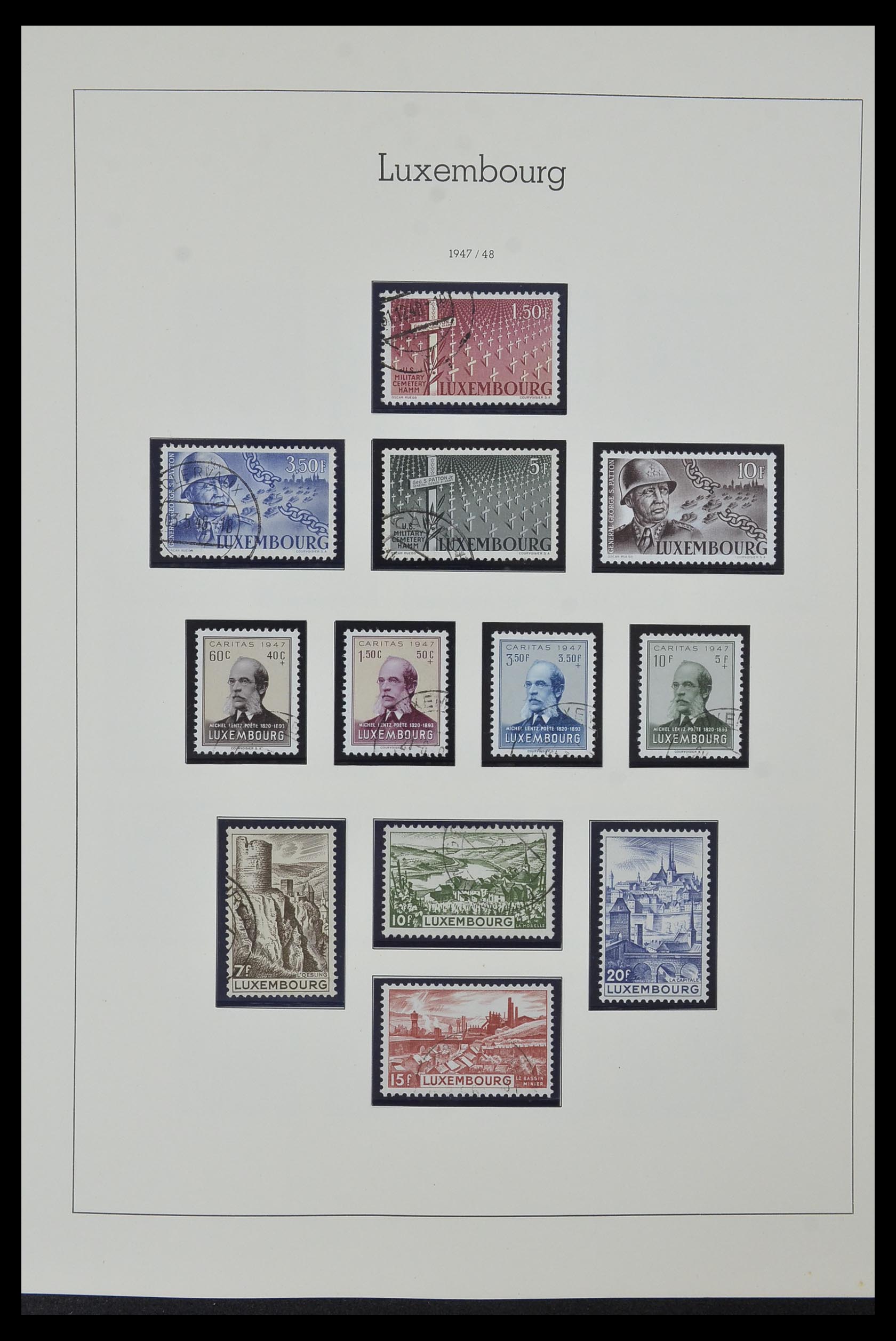 34157 038 - Stamp collection 34157 Luxembourg 1852-1974.