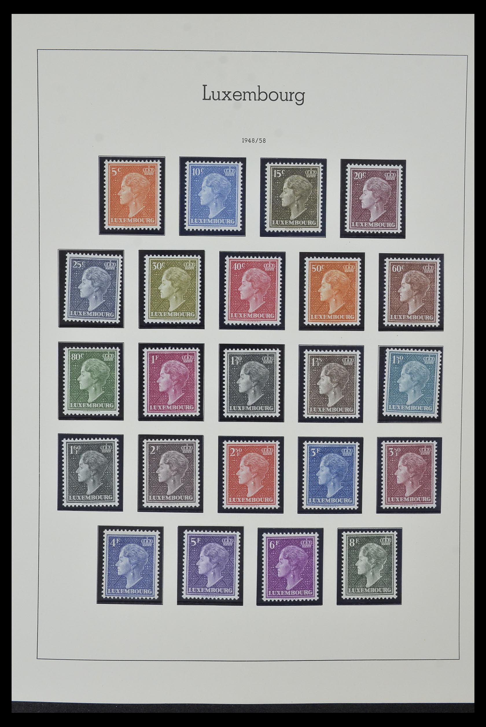 34157 039 - Stamp collection 34157 Luxembourg 1852-1974.