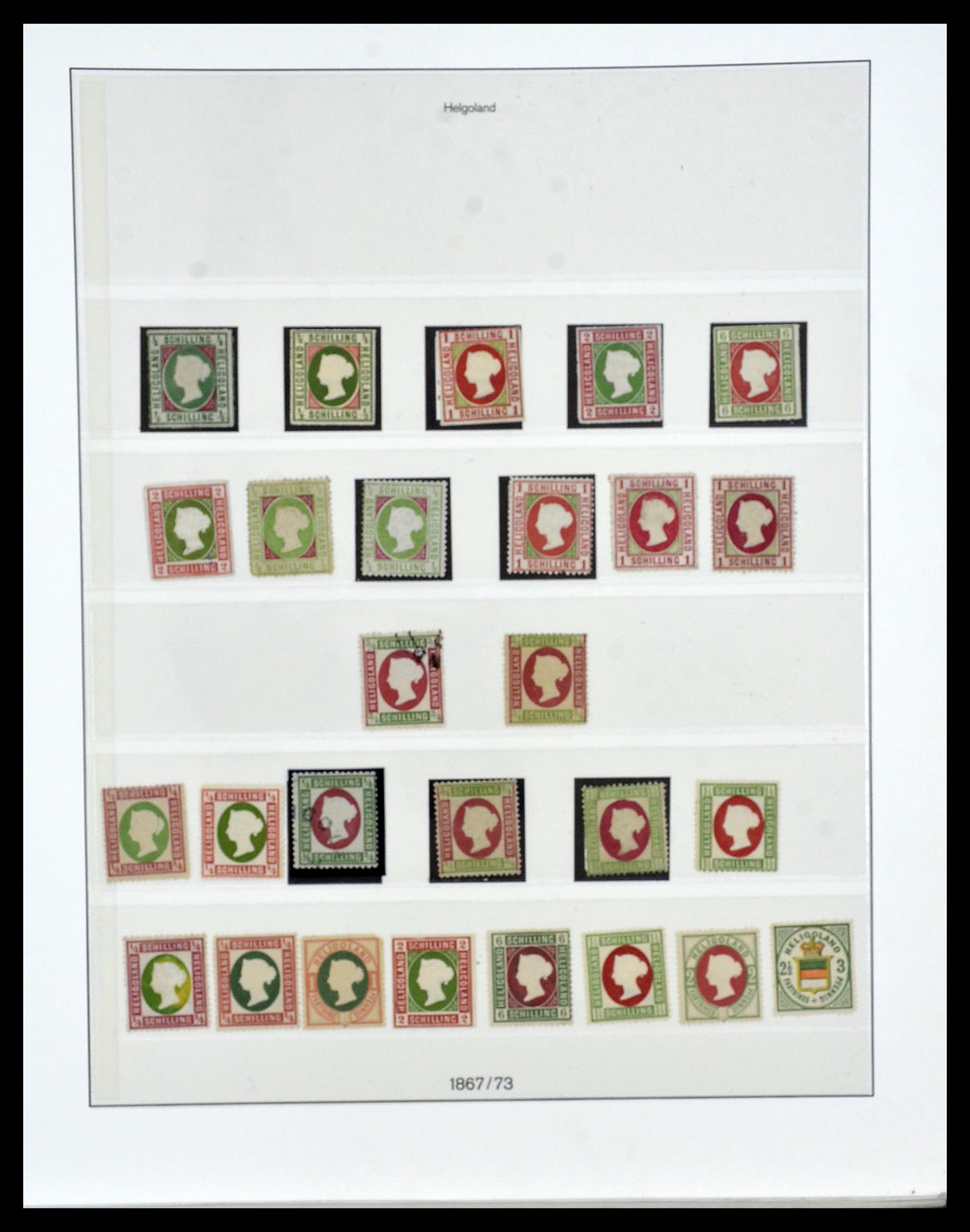 34158 016 - Postzegelverzameling 34158 Oud Duitse Staten 1850-1870.