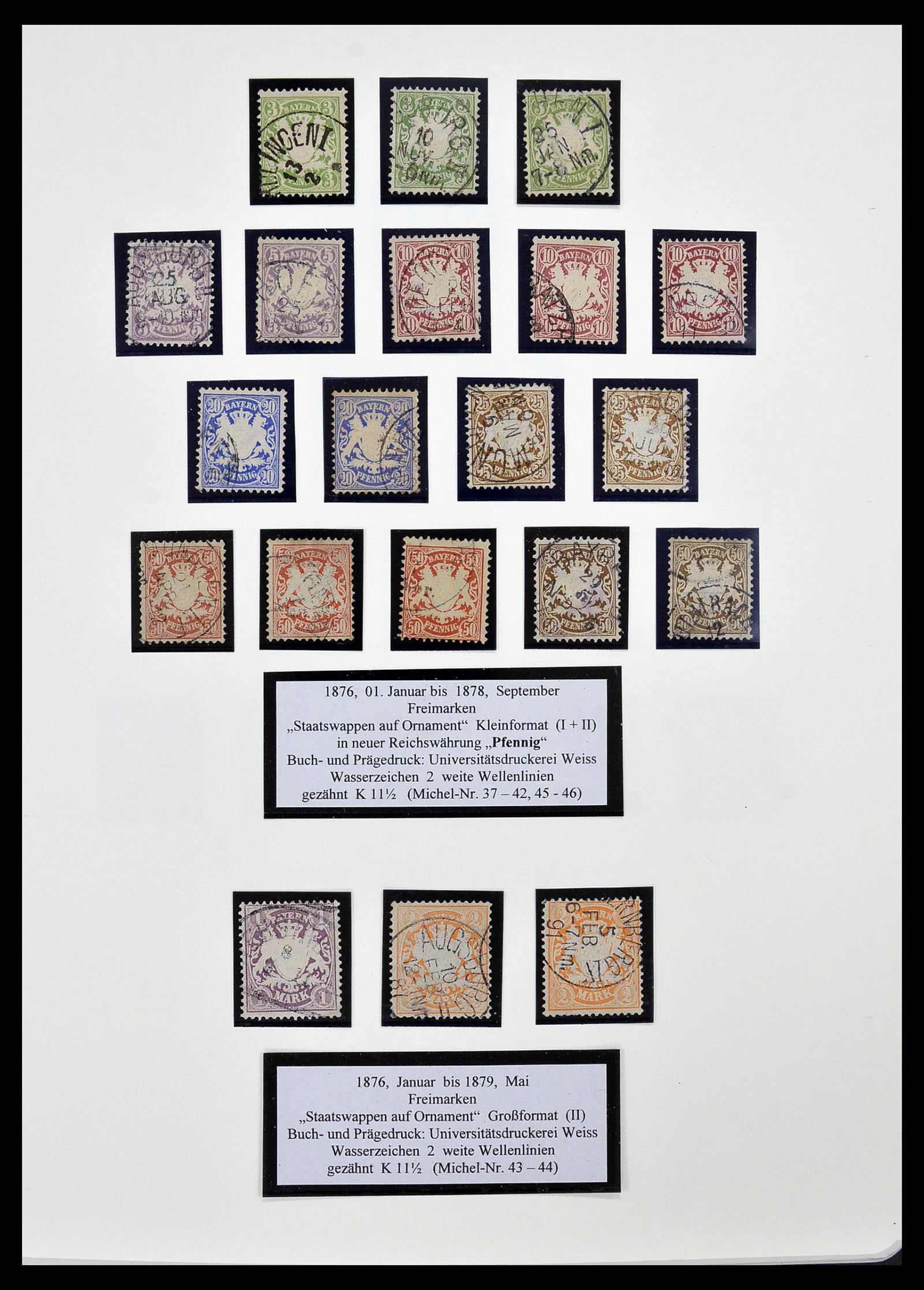 34159 002 - Postzegelverzameling 34159 Oud Duitse Staten 1860-1920.