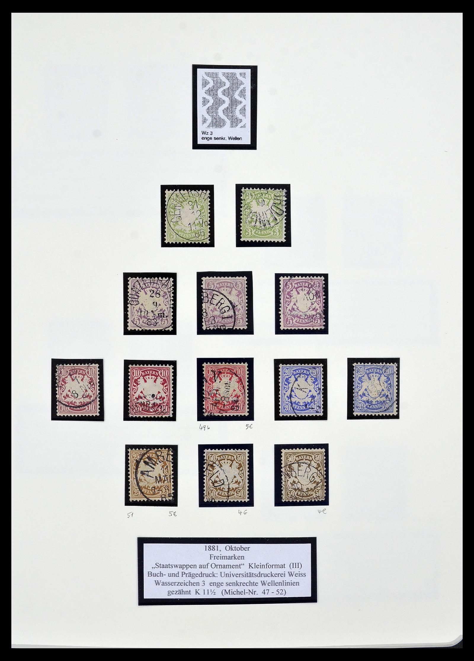 34159 003 - Postzegelverzameling 34159 Oud Duitse Staten 1860-1920.