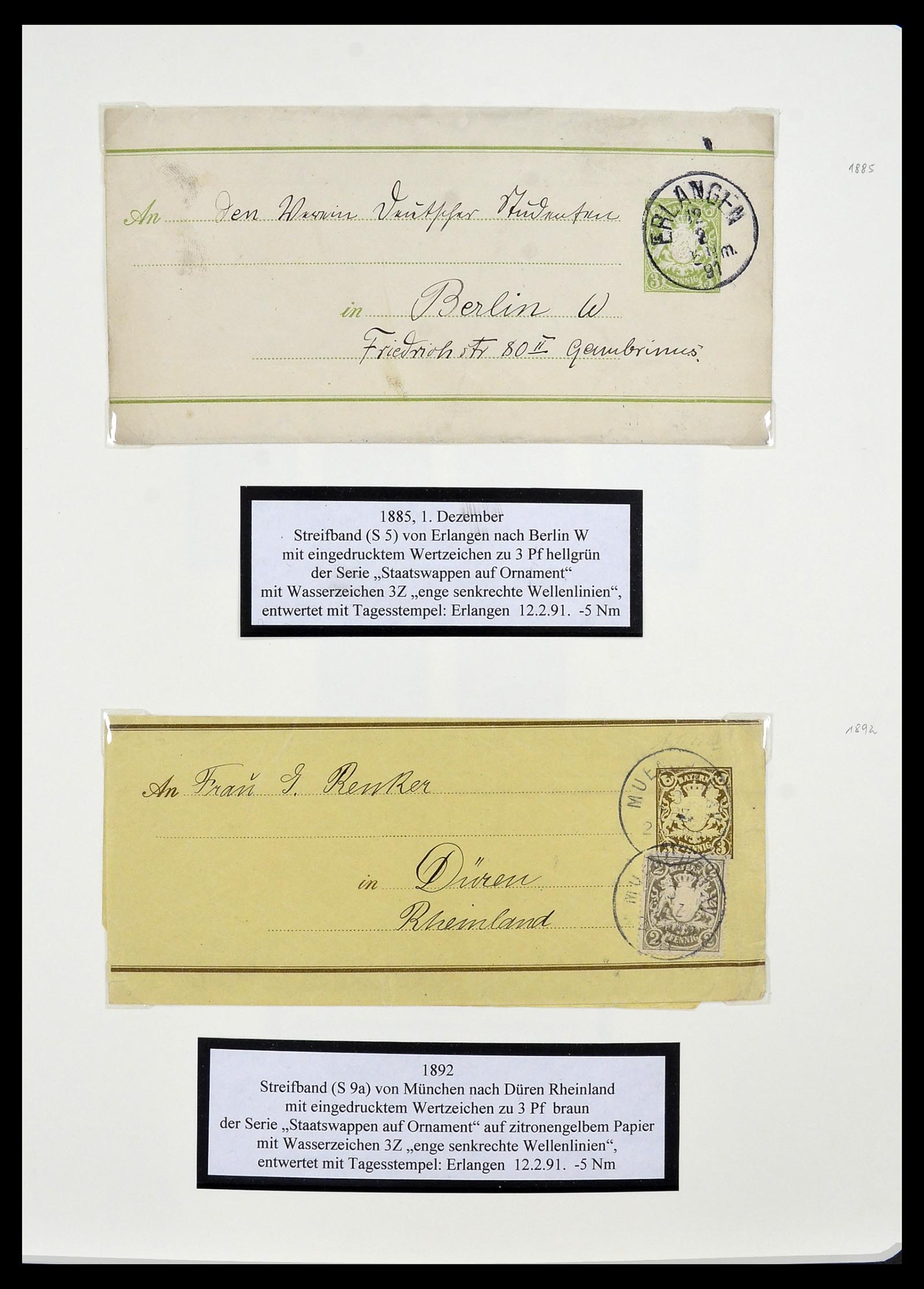 34159 005 - Postzegelverzameling 34159 Oud Duitse Staten 1860-1920.