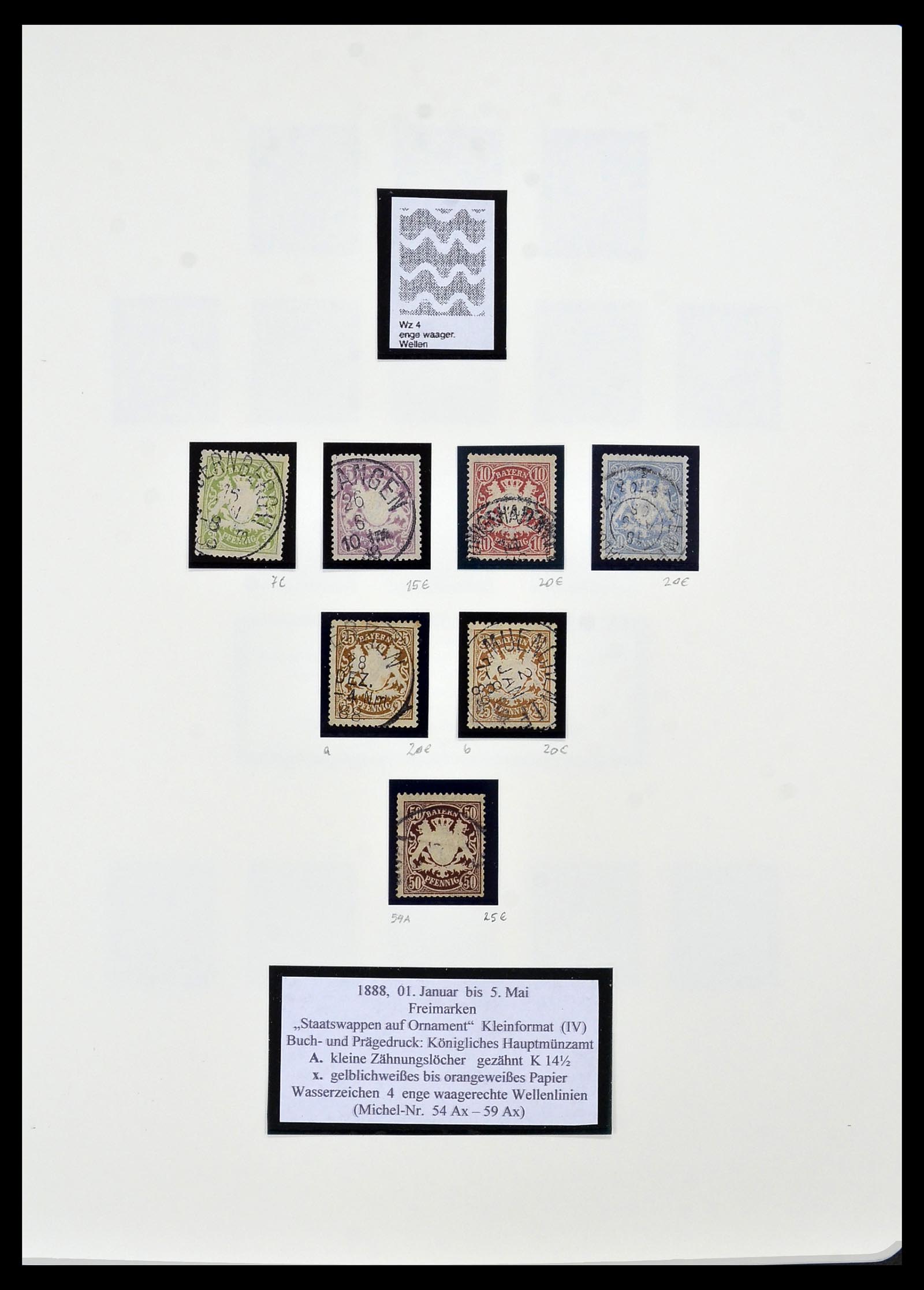 34159 006 - Postzegelverzameling 34159 Oud Duitse Staten 1860-1920.