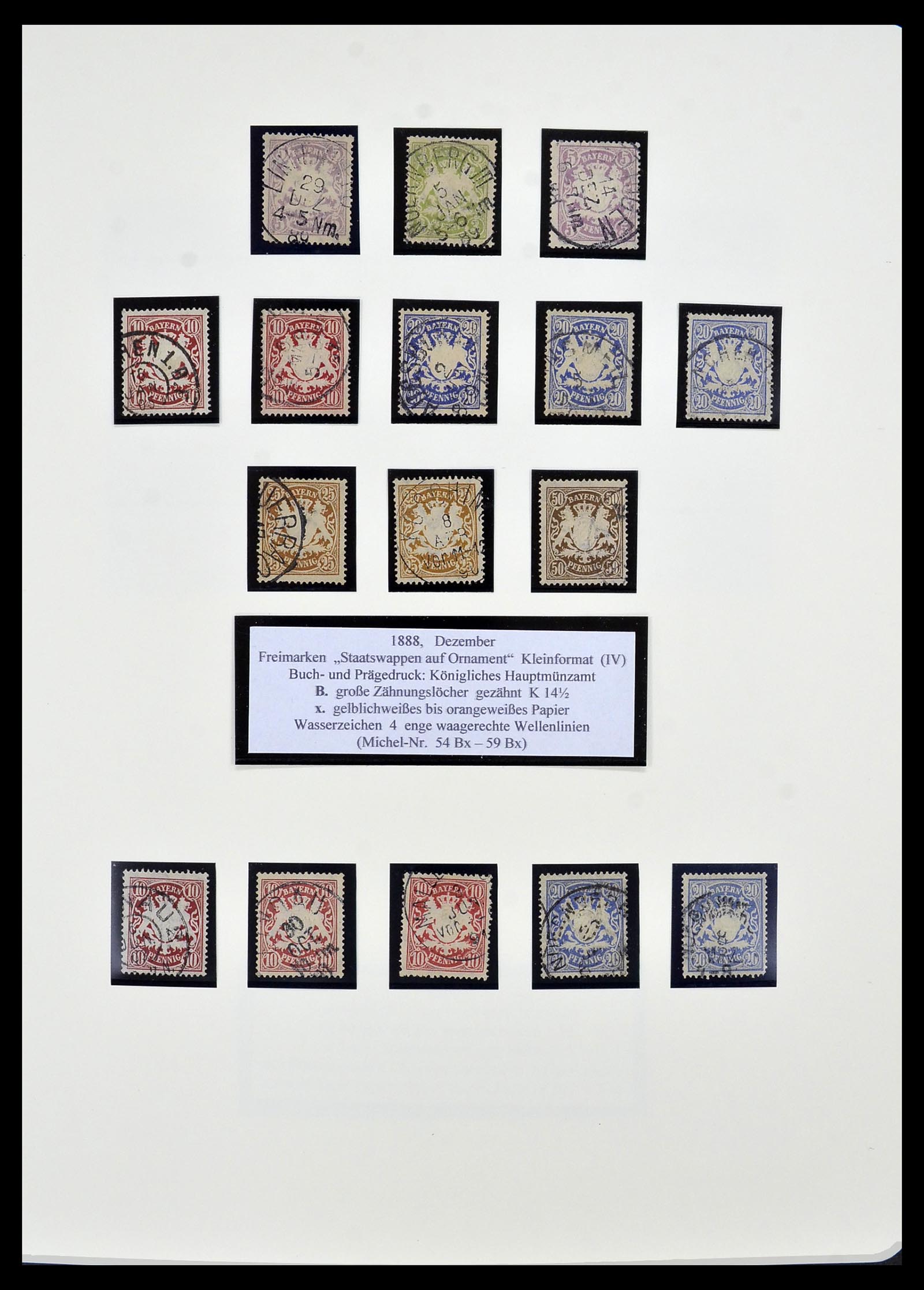 34159 007 - Stamp collection 34159 Old German States 1860-1920.