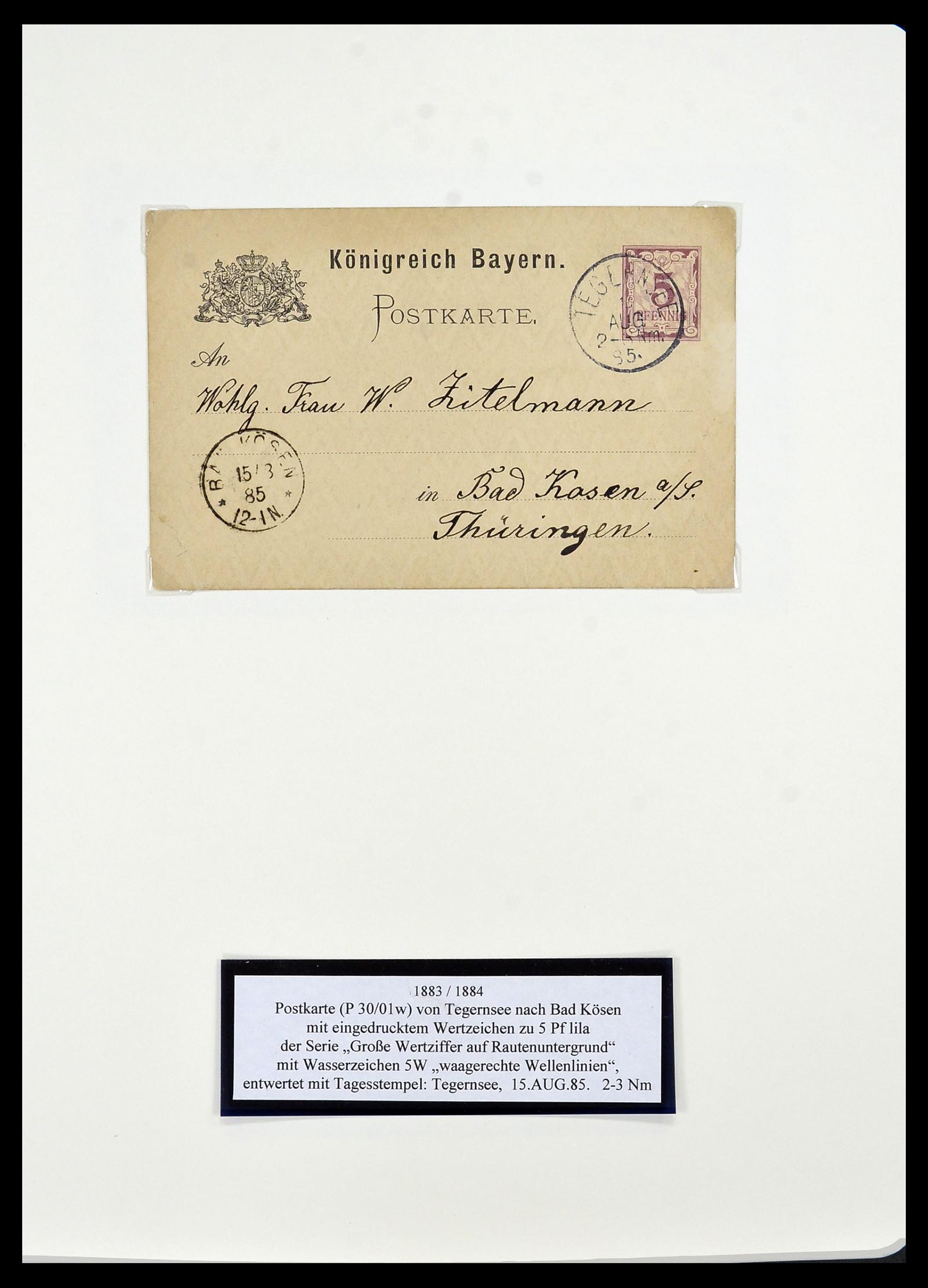 34159 013 - Postzegelverzameling 34159 Oud Duitse Staten 1860-1920.