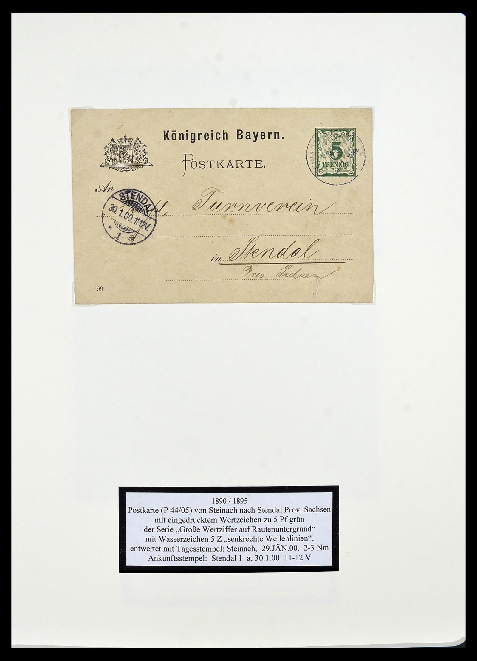 34159 015 - Postzegelverzameling 34159 Oud Duitse Staten 1860-1920.