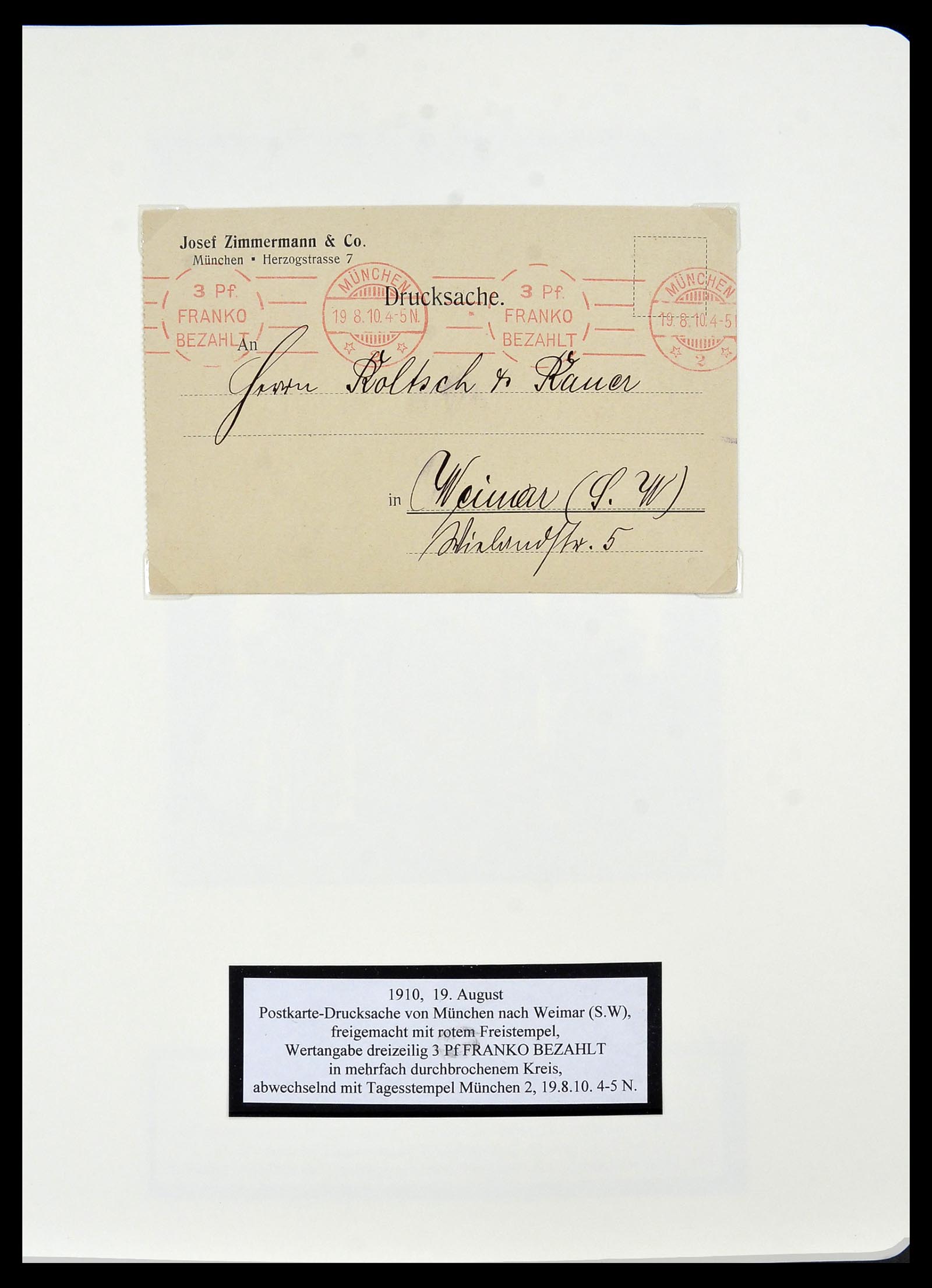 34159 022 - Postzegelverzameling 34159 Oud Duitse Staten 1860-1920.