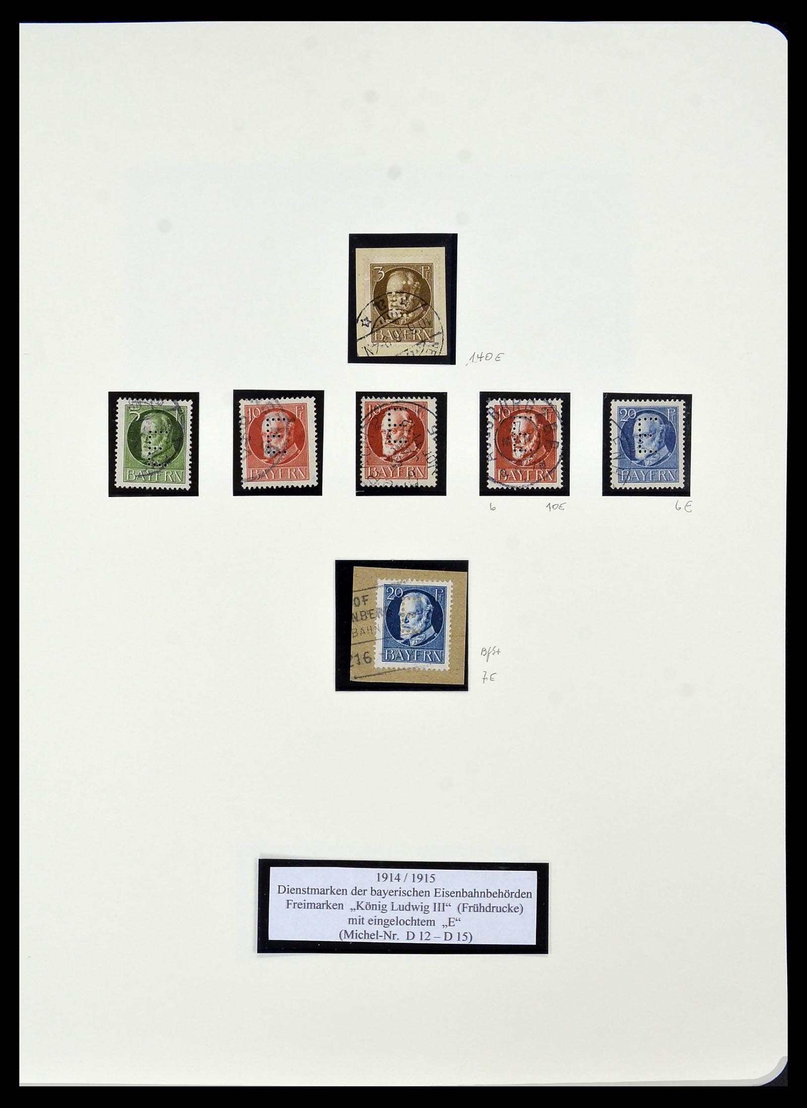 34159 032 - Postzegelverzameling 34159 Oud Duitse Staten 1860-1920.