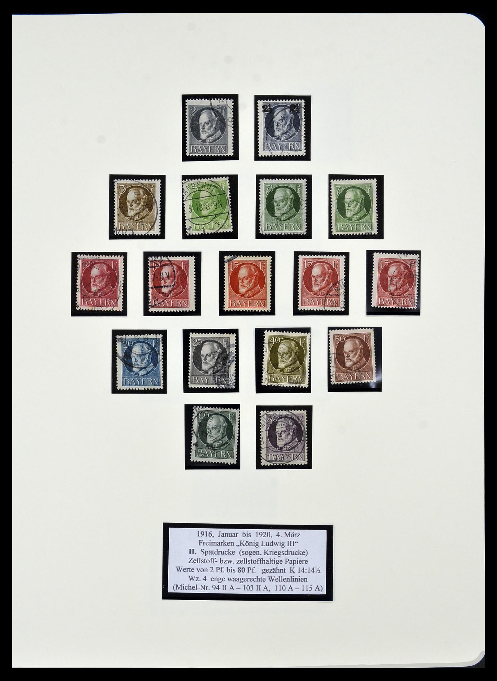 34159 034 - Postzegelverzameling 34159 Oud Duitse Staten 1860-1920.