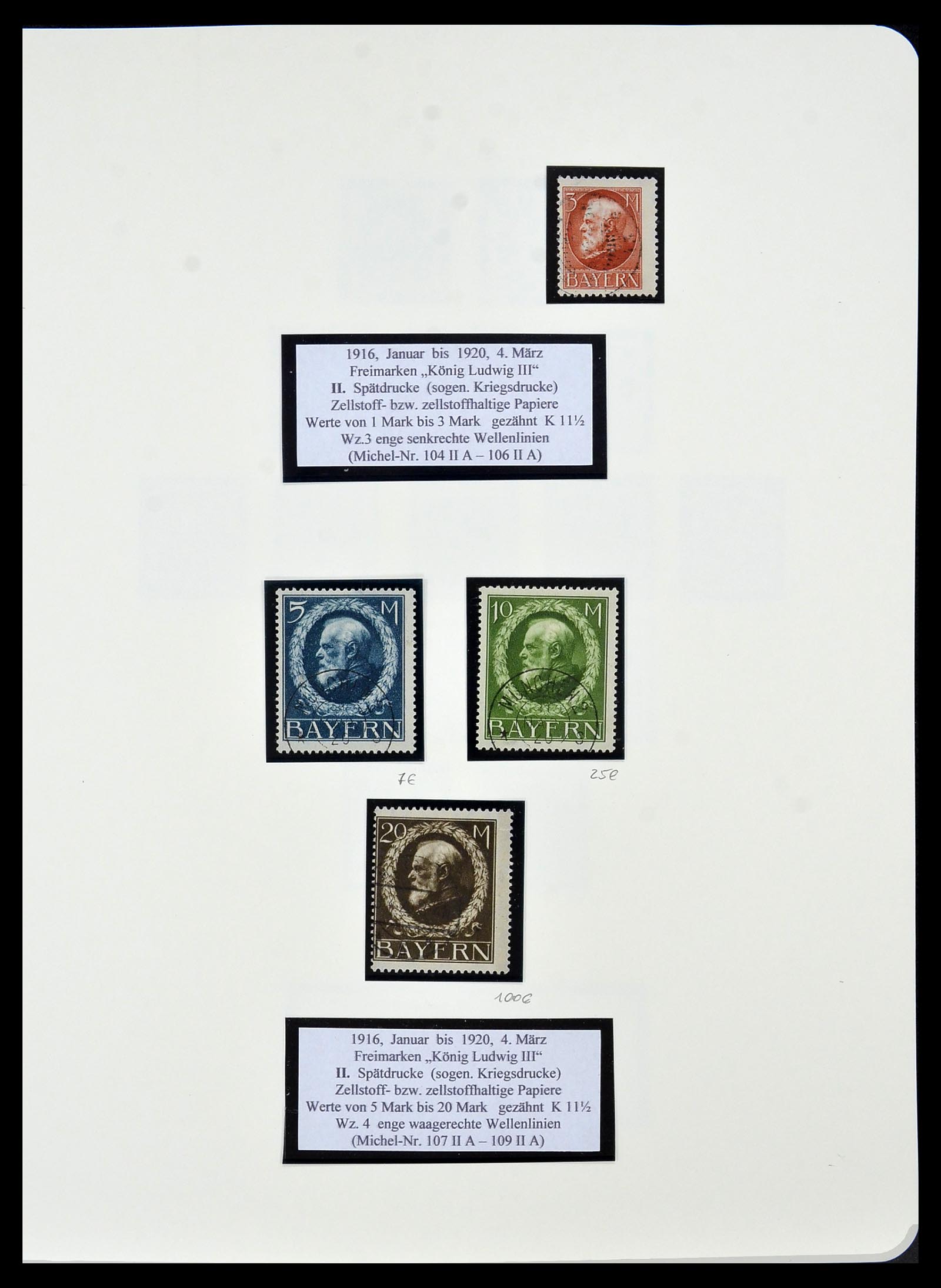 34159 035 - Postzegelverzameling 34159 Oud Duitse Staten 1860-1920.