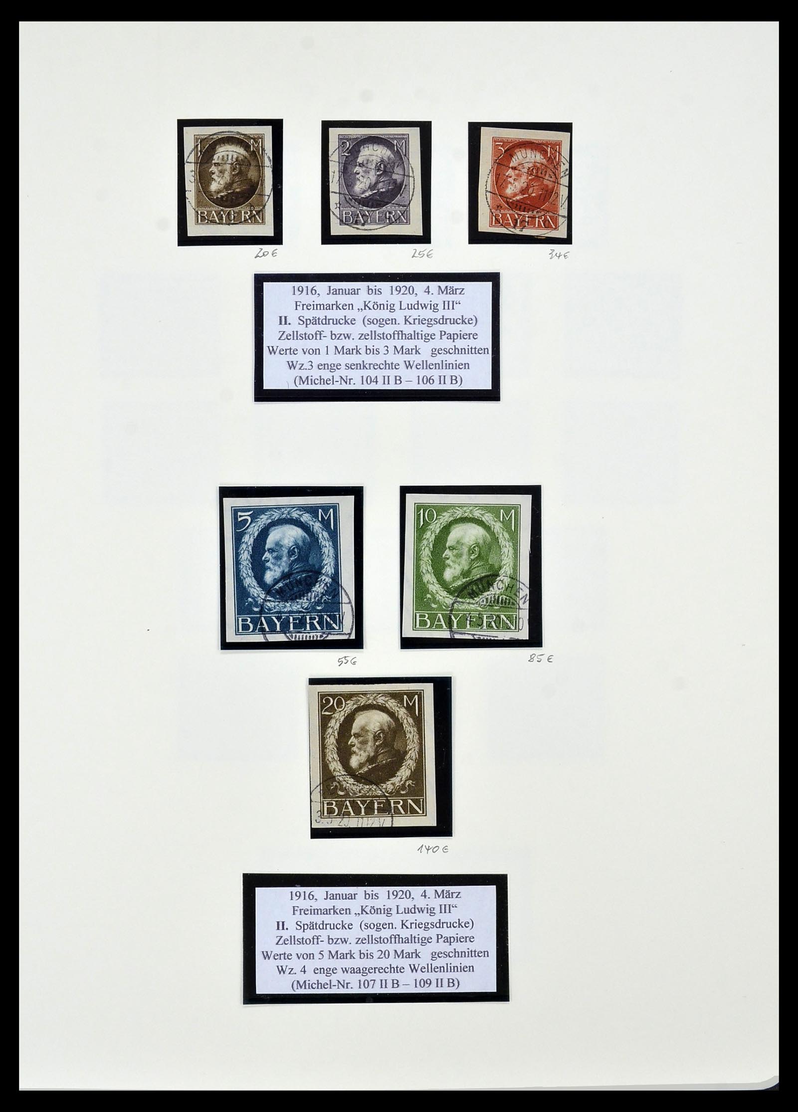 34159 037 - Stamp collection 34159 Old German States 1860-1920.