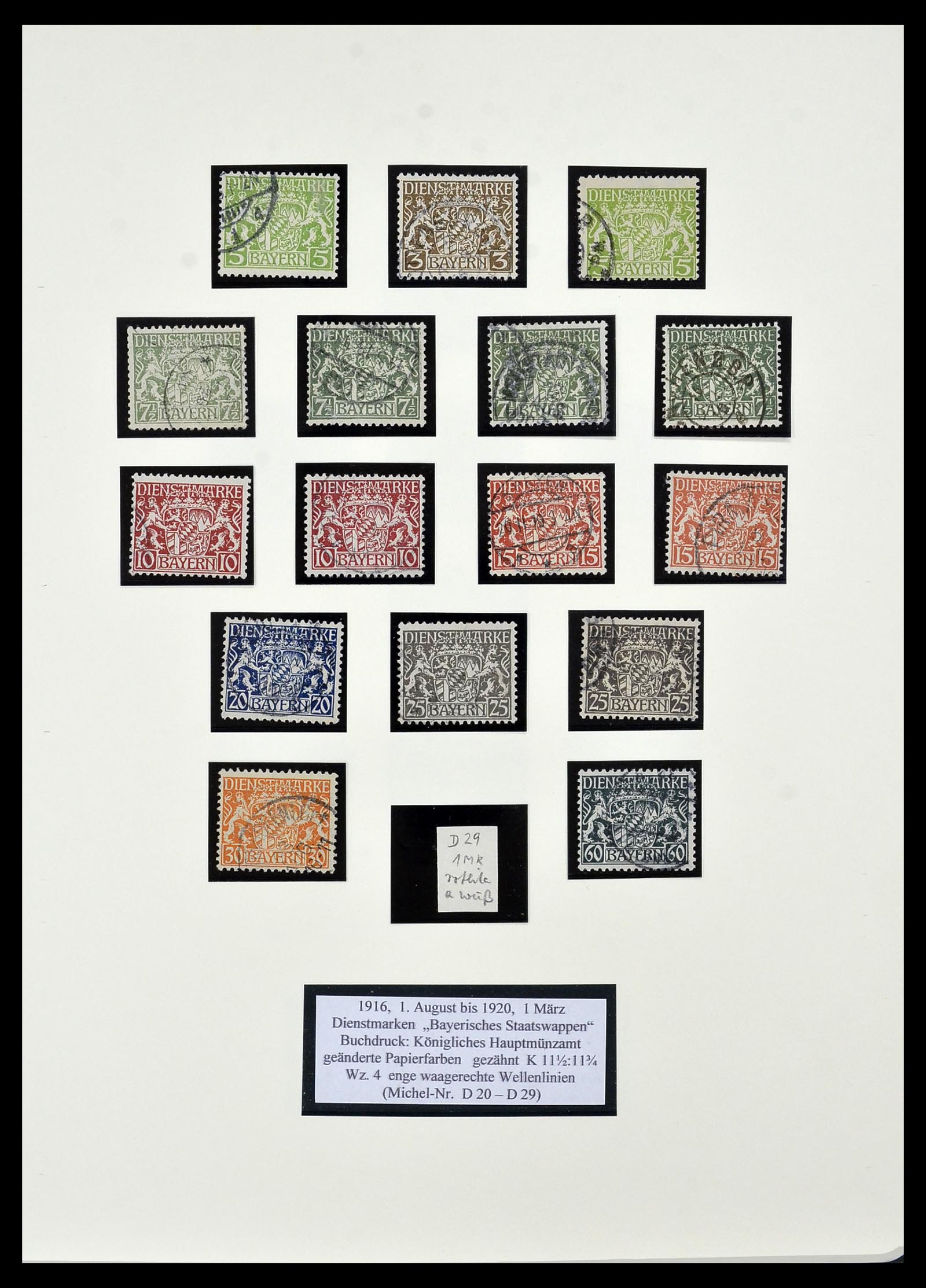 34159 038 - Postzegelverzameling 34159 Oud Duitse Staten 1860-1920.