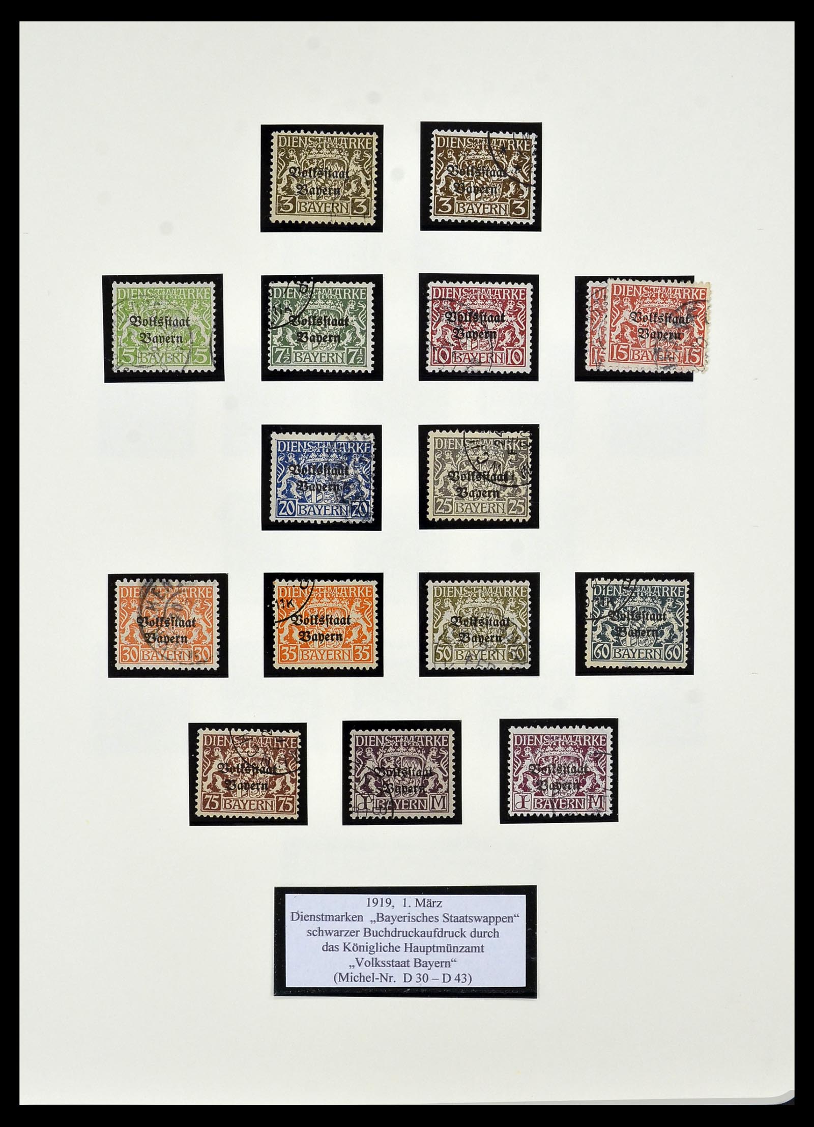 34159 045 - Stamp collection 34159 Old German States 1860-1920.
