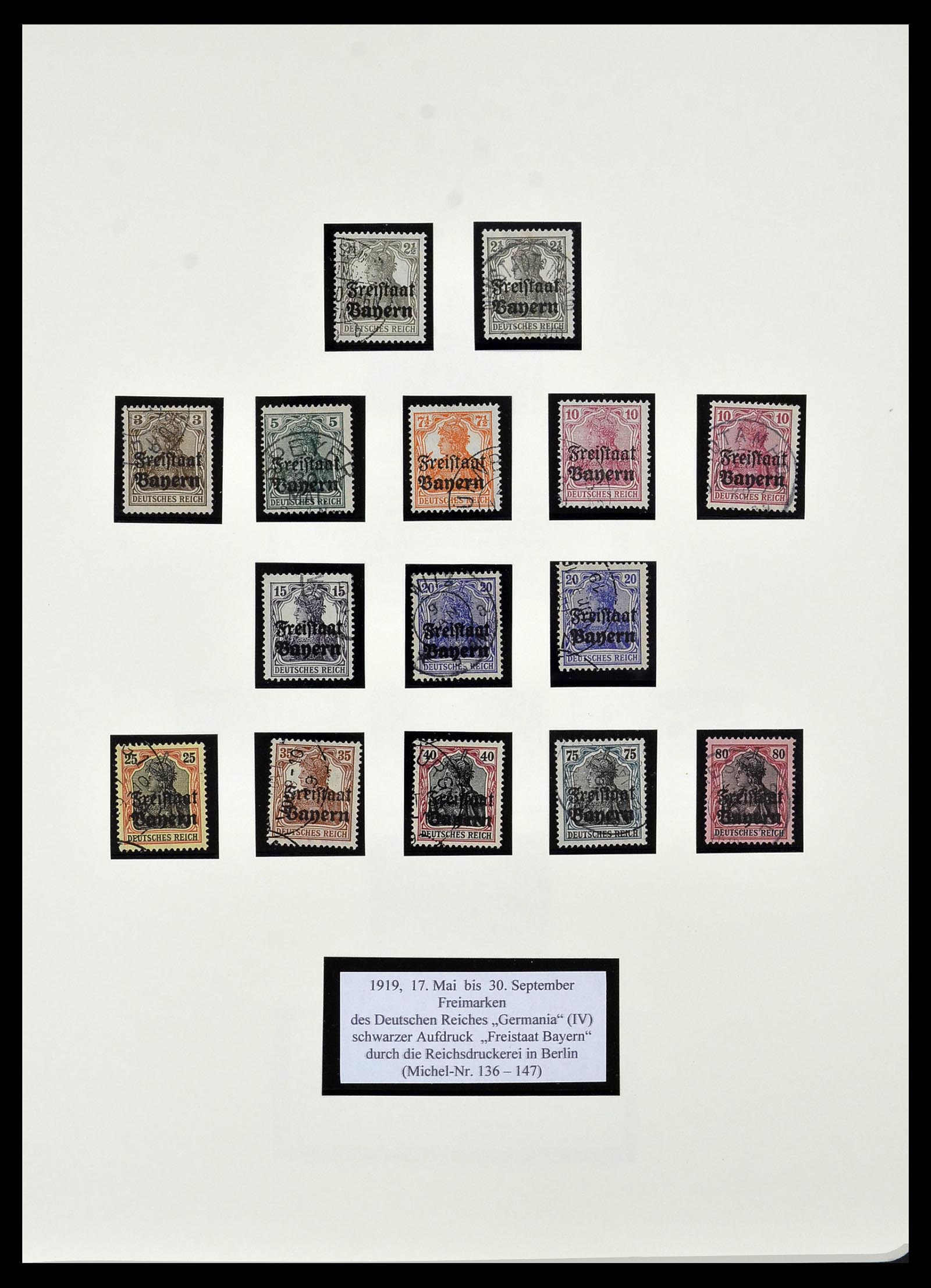 34159 046 - Postzegelverzameling 34159 Oud Duitse Staten 1860-1920.