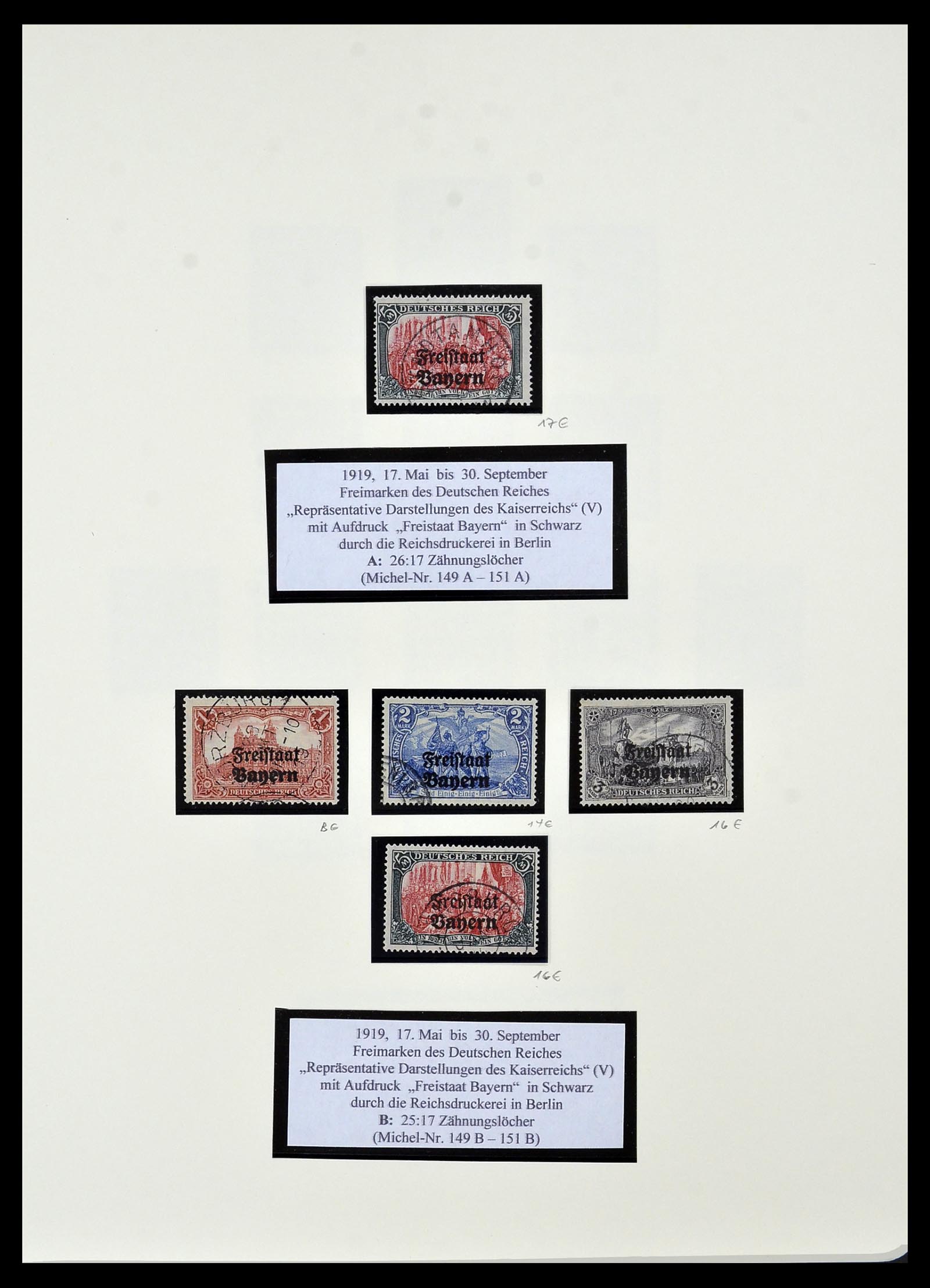 34159 047 - Stamp collection 34159 Old German States 1860-1920.