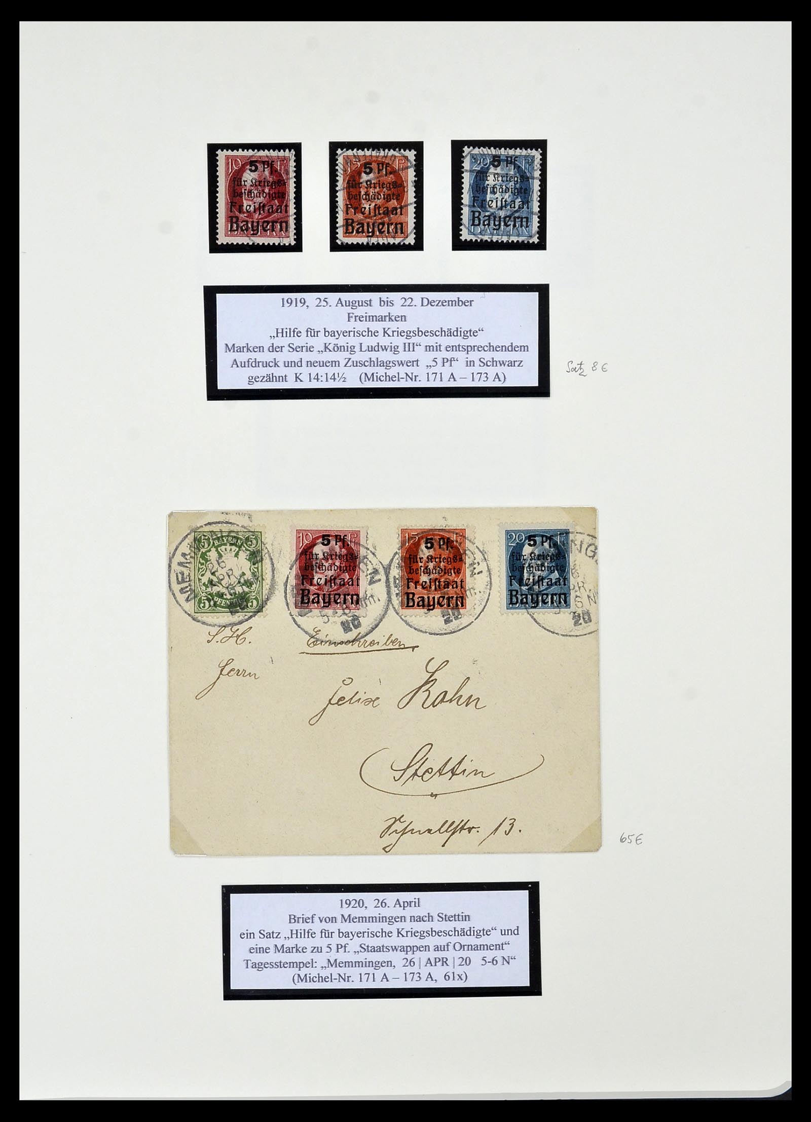 34159 052 - Stamp collection 34159 Old German States 1860-1920.