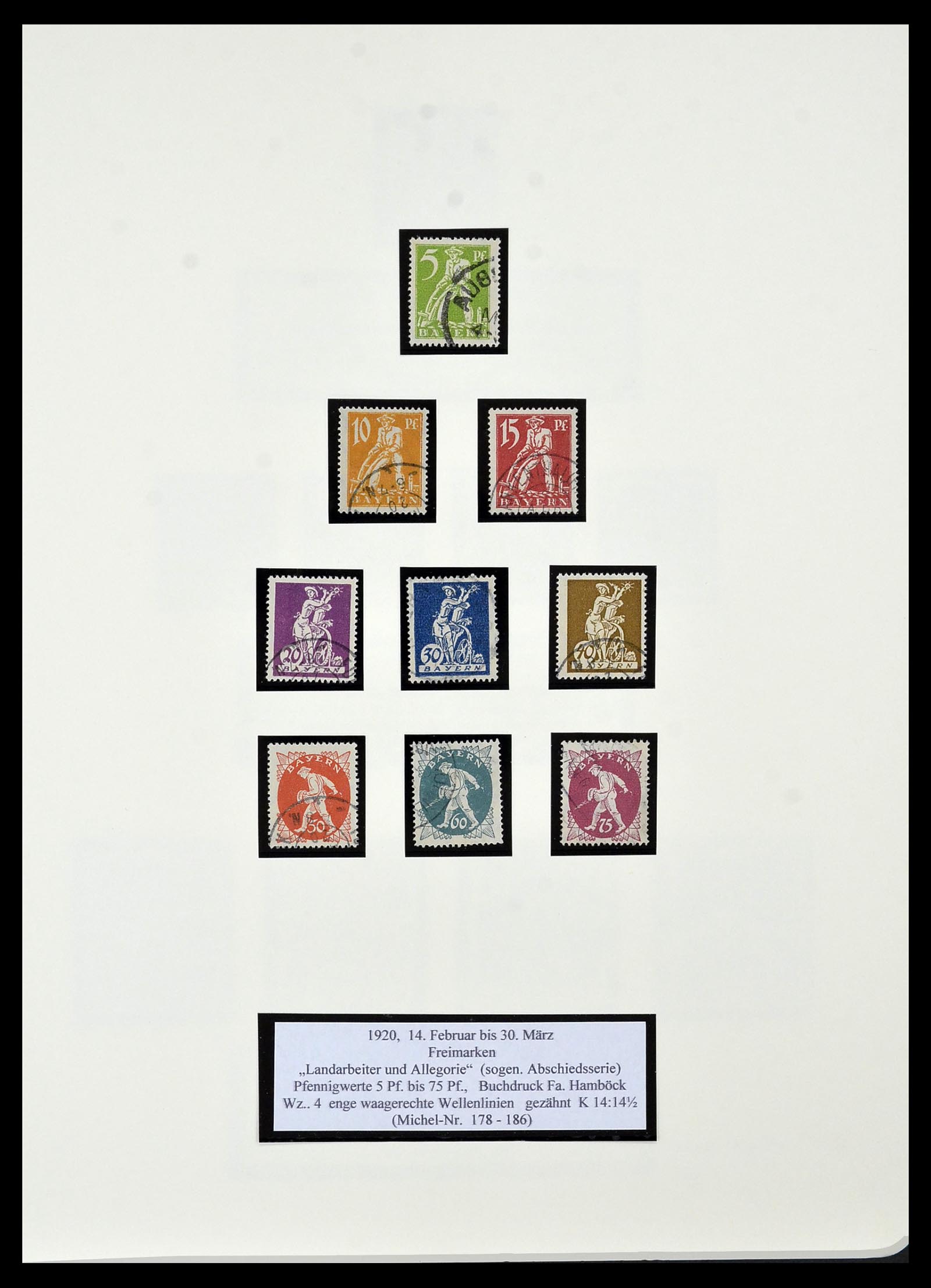34159 055 - Postzegelverzameling 34159 Oud Duitse Staten 1860-1920.