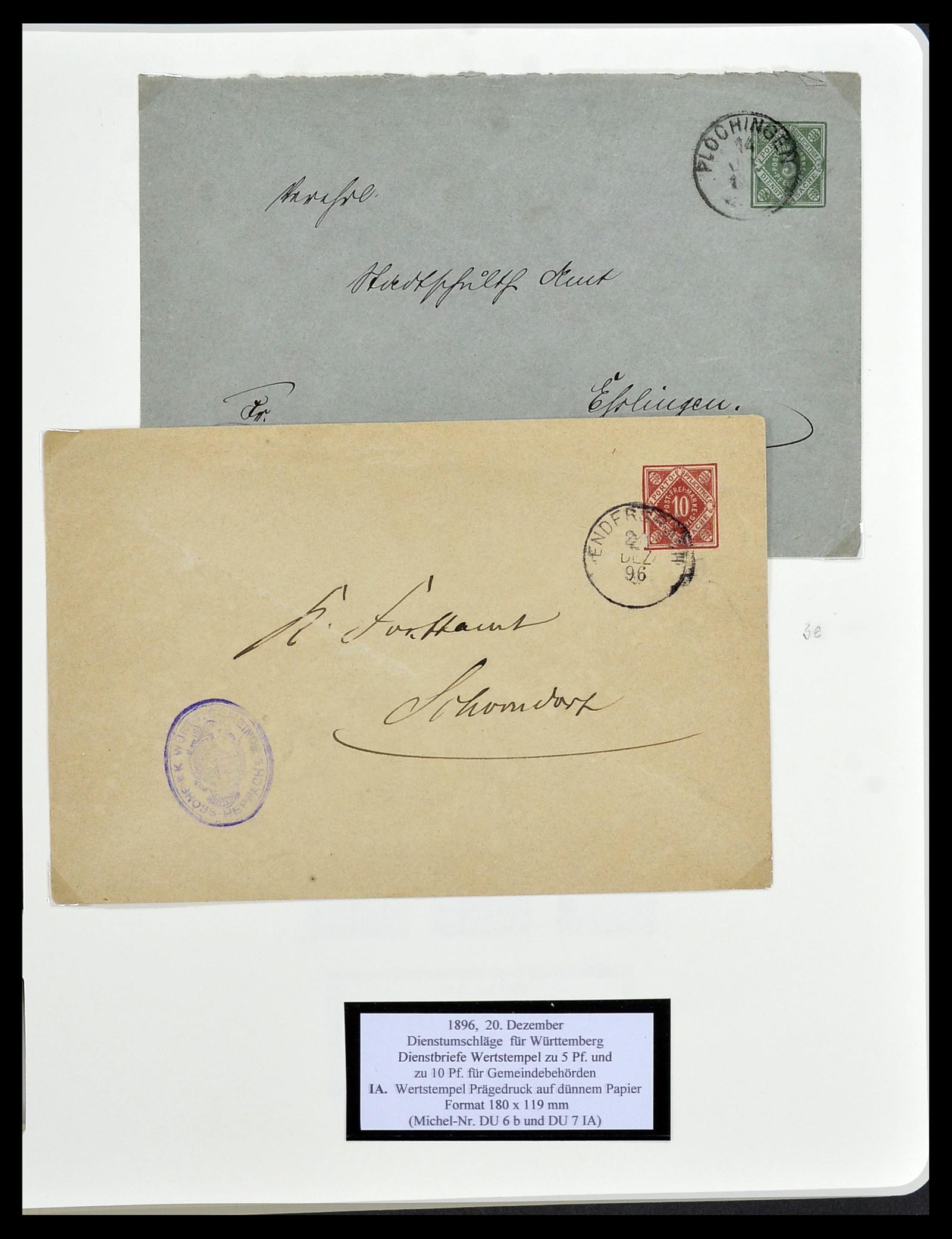 34159 068 - Postzegelverzameling 34159 Oud Duitse Staten 1860-1920.