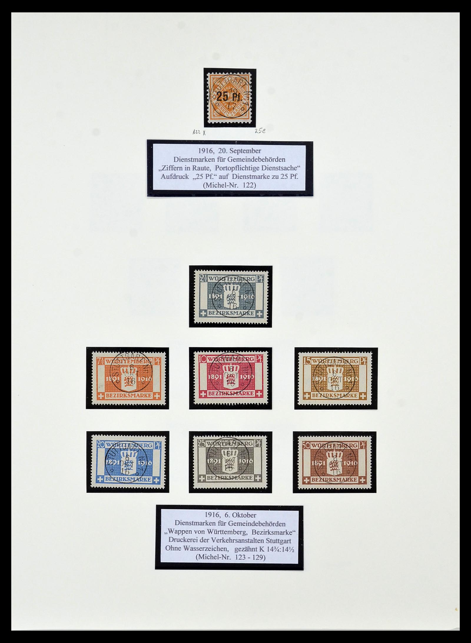 34159 071 - Postzegelverzameling 34159 Oud Duitse Staten 1860-1920.