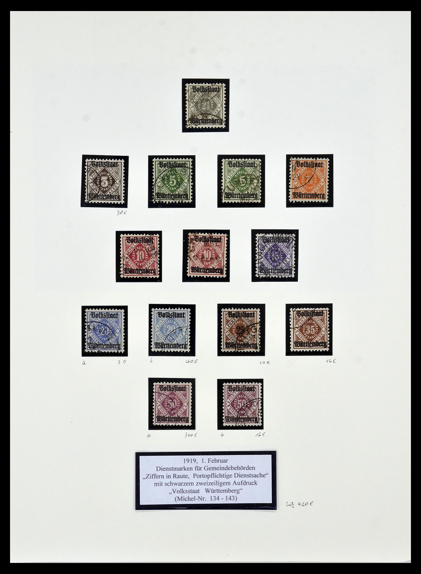 34159 072 - Stamp collection 34159 Old German States 1860-1920.