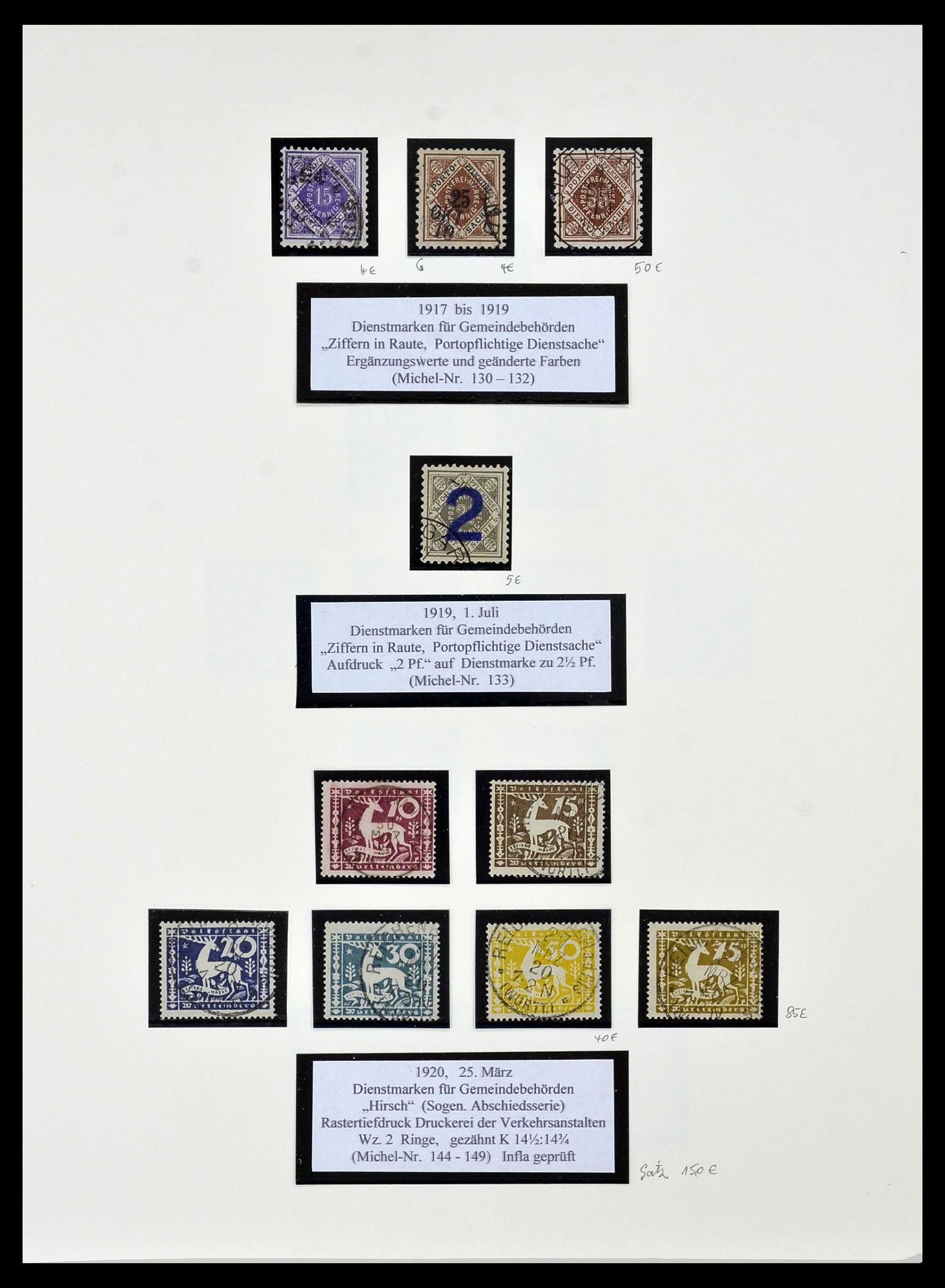 34159 074 - Postzegelverzameling 34159 Oud Duitse Staten 1860-1920.