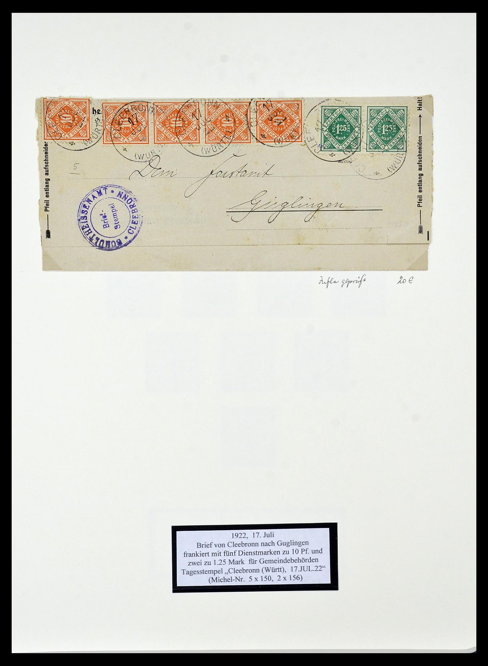 34159 076 - Postzegelverzameling 34159 Oud Duitse Staten 1860-1920.
