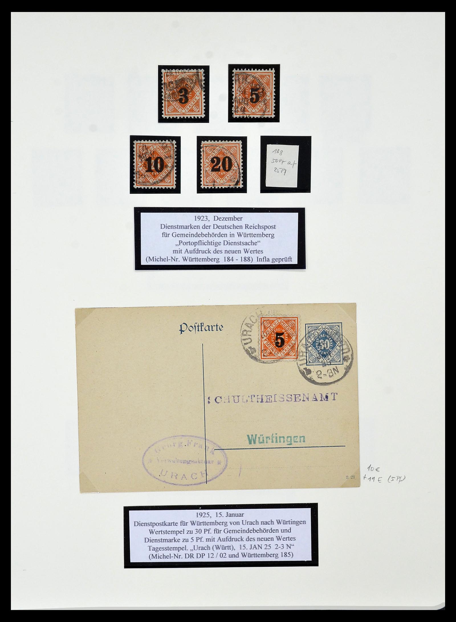 34159 079 - Postzegelverzameling 34159 Oud Duitse Staten 1860-1920.